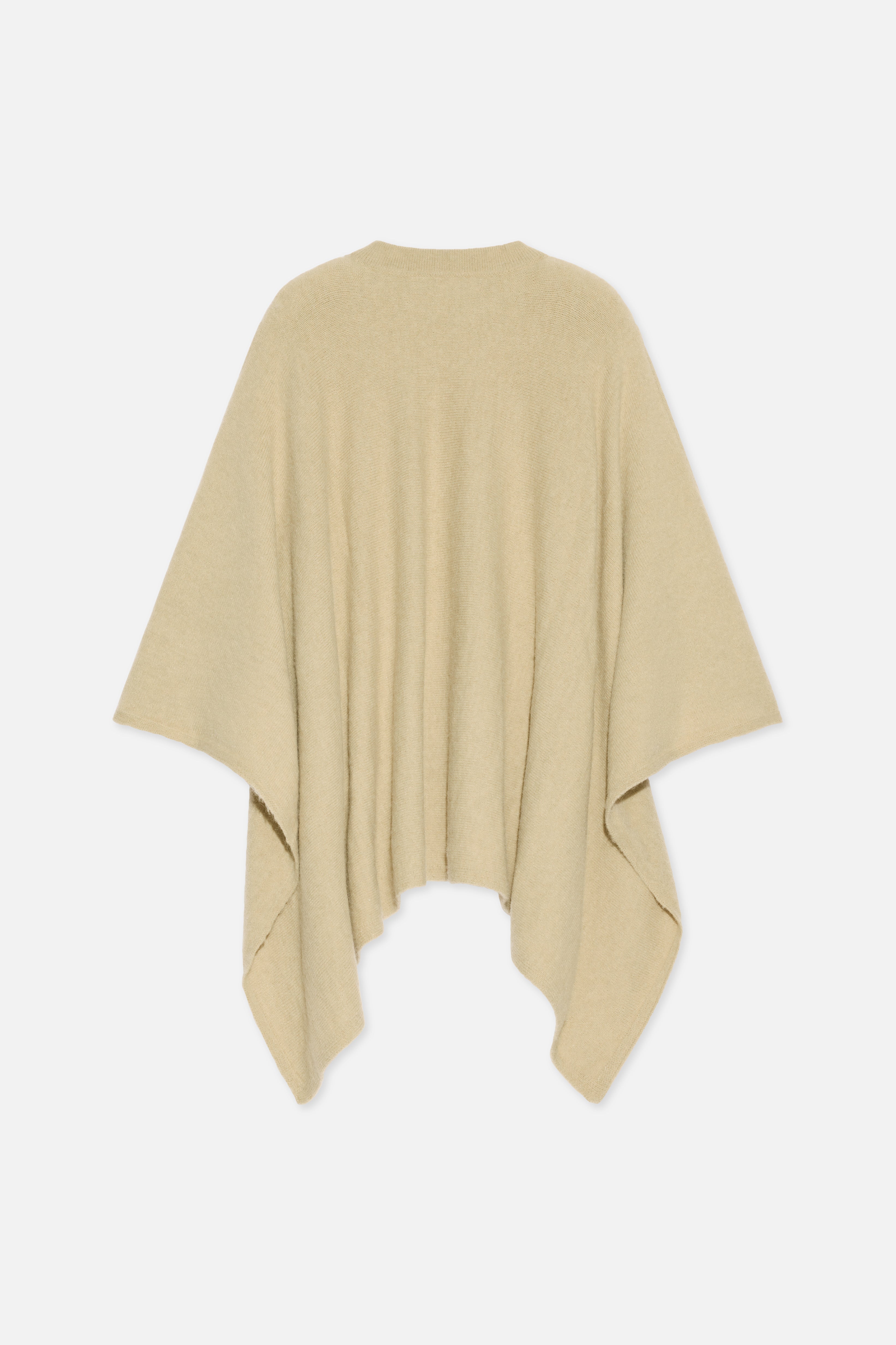 Brushed Knit Poncho | Desert Clay