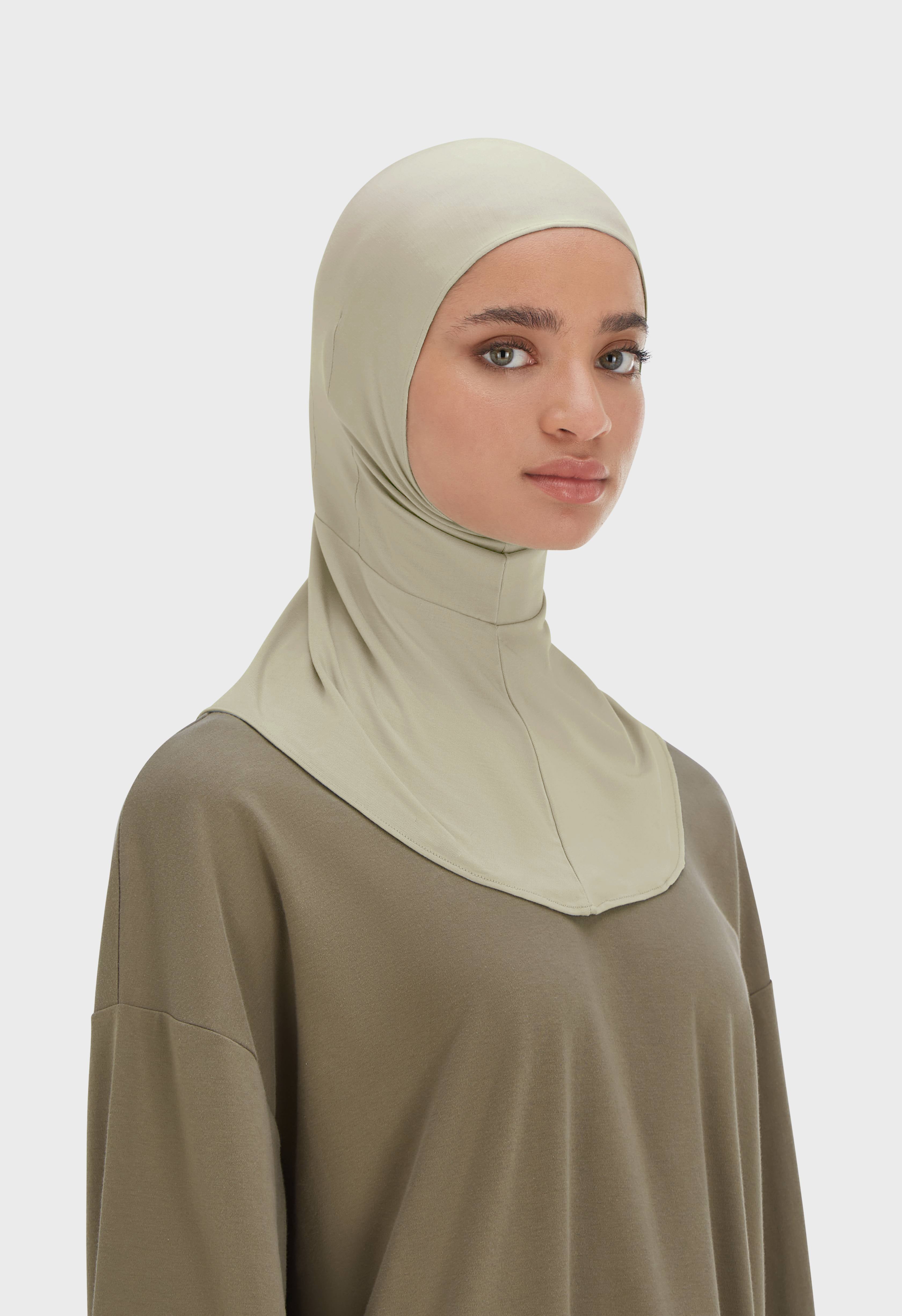 Bamboo Full Cover Underscarf | Moss Gray