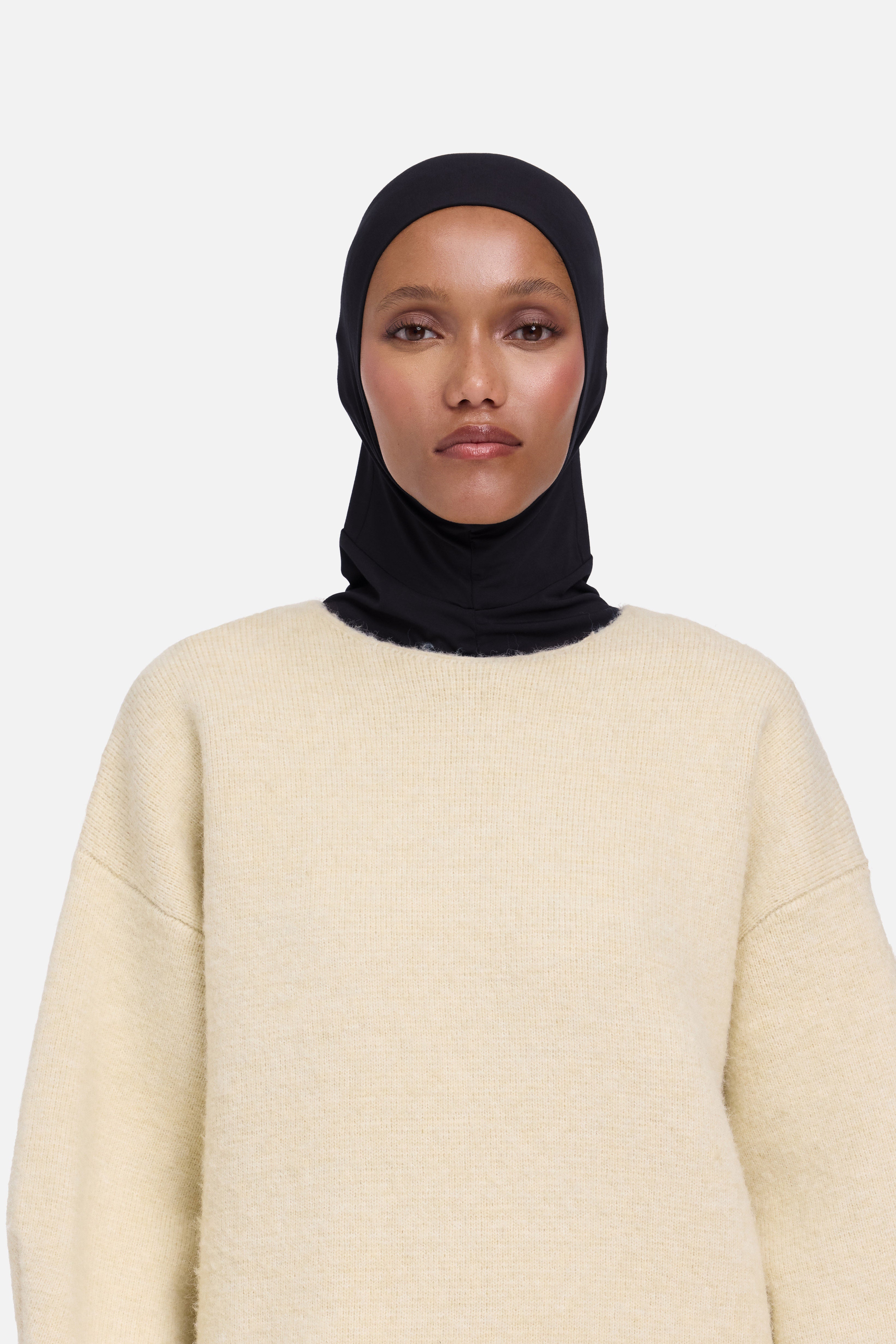 Bamboo Full Cover Underscarf | Black