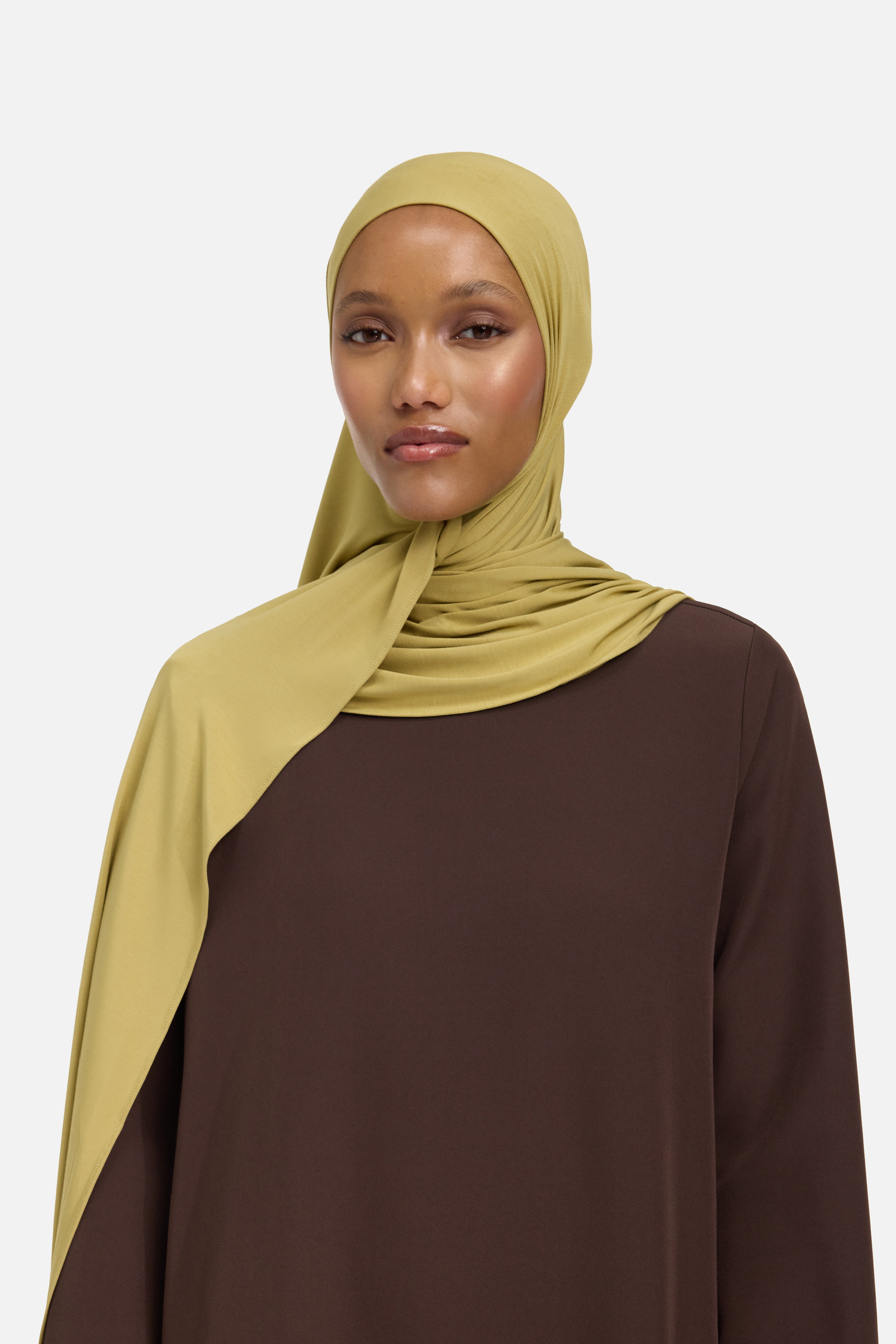 Bamboo Jersey Scarf | Dark Pistachio