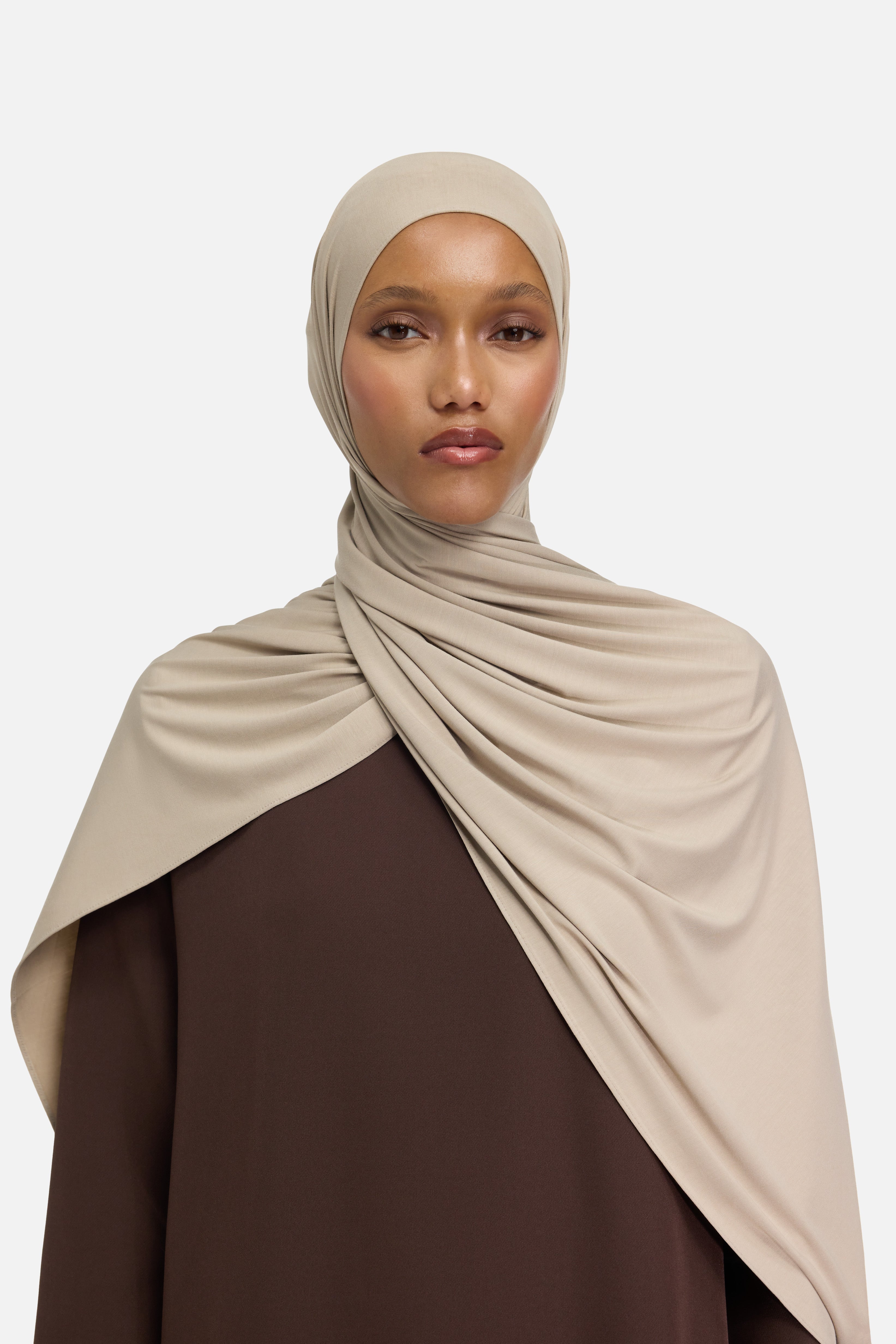 Bamboo Jersey Scarf | Mink