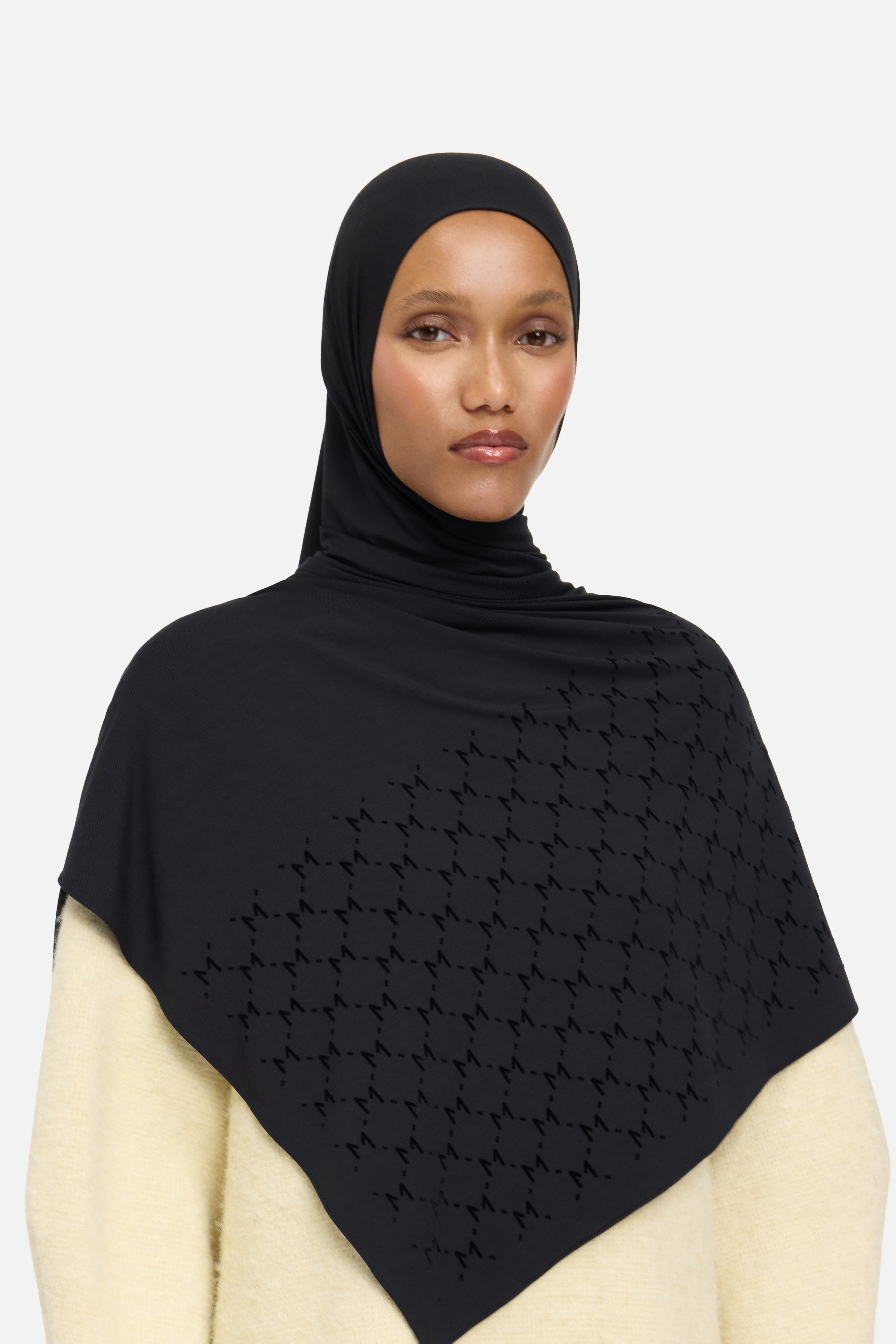 The Monogram Flock Bamboo | Black