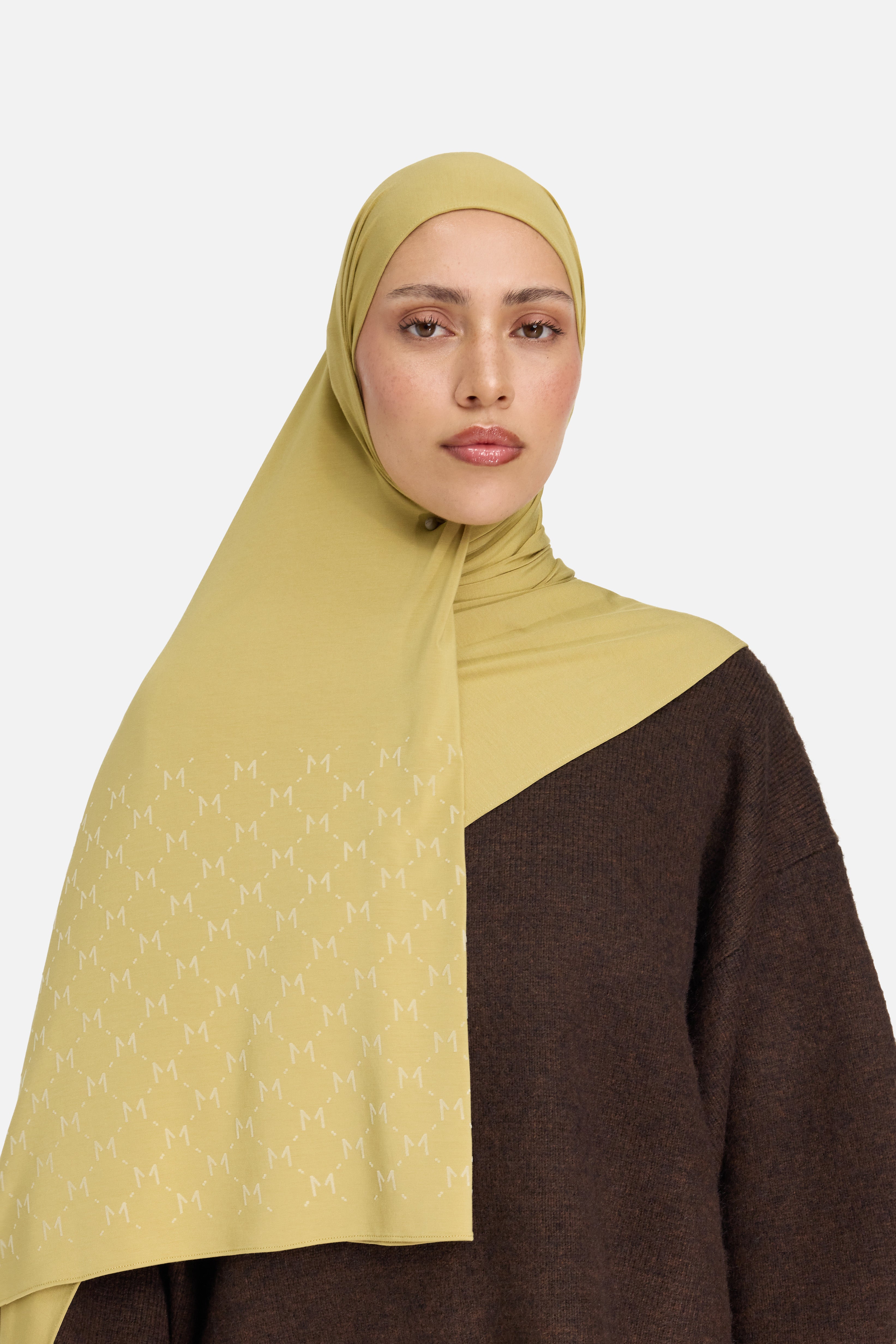 The Monogram Flock Bamboo | Dark Pistachio