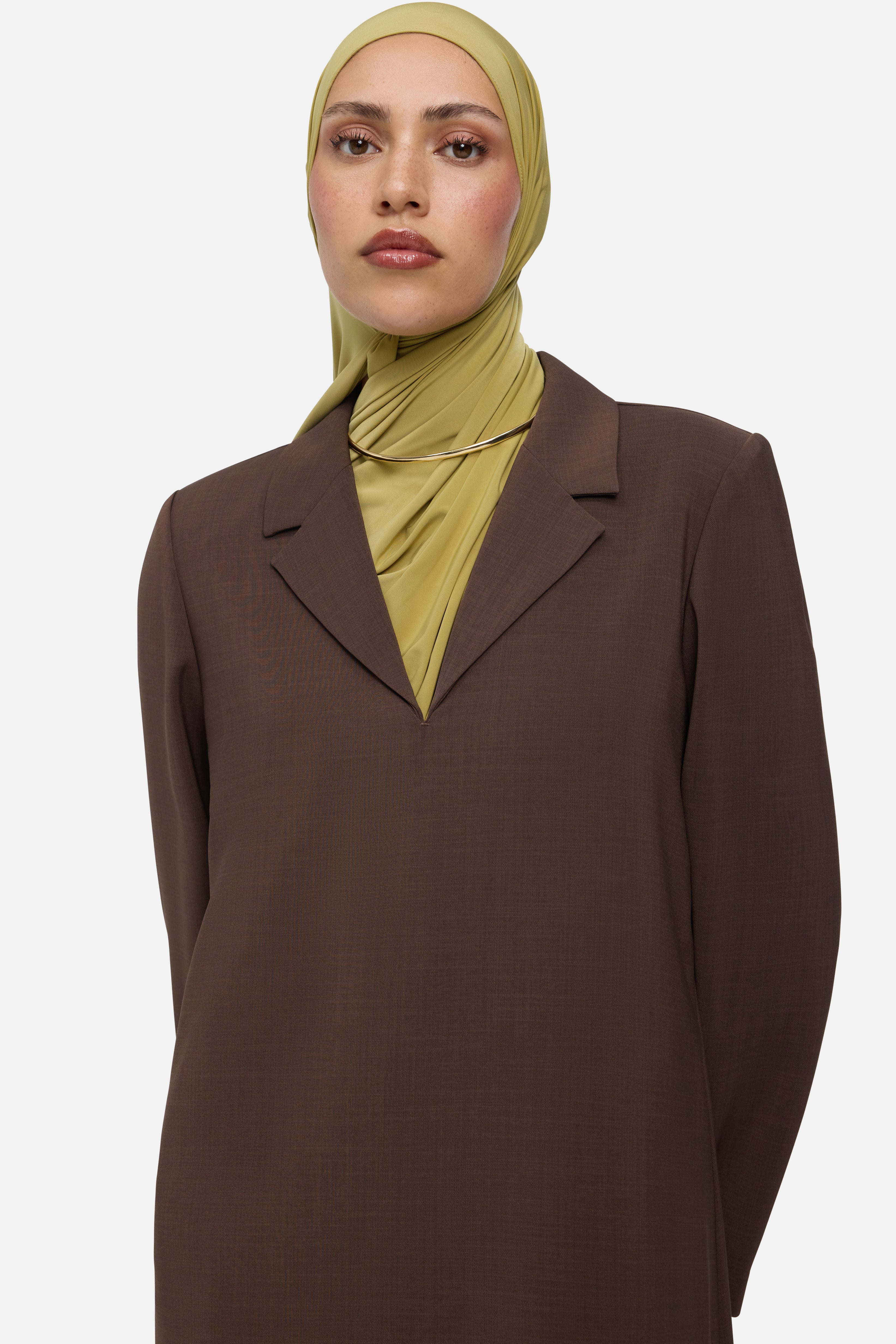 Blazer Dress | Dark Brown