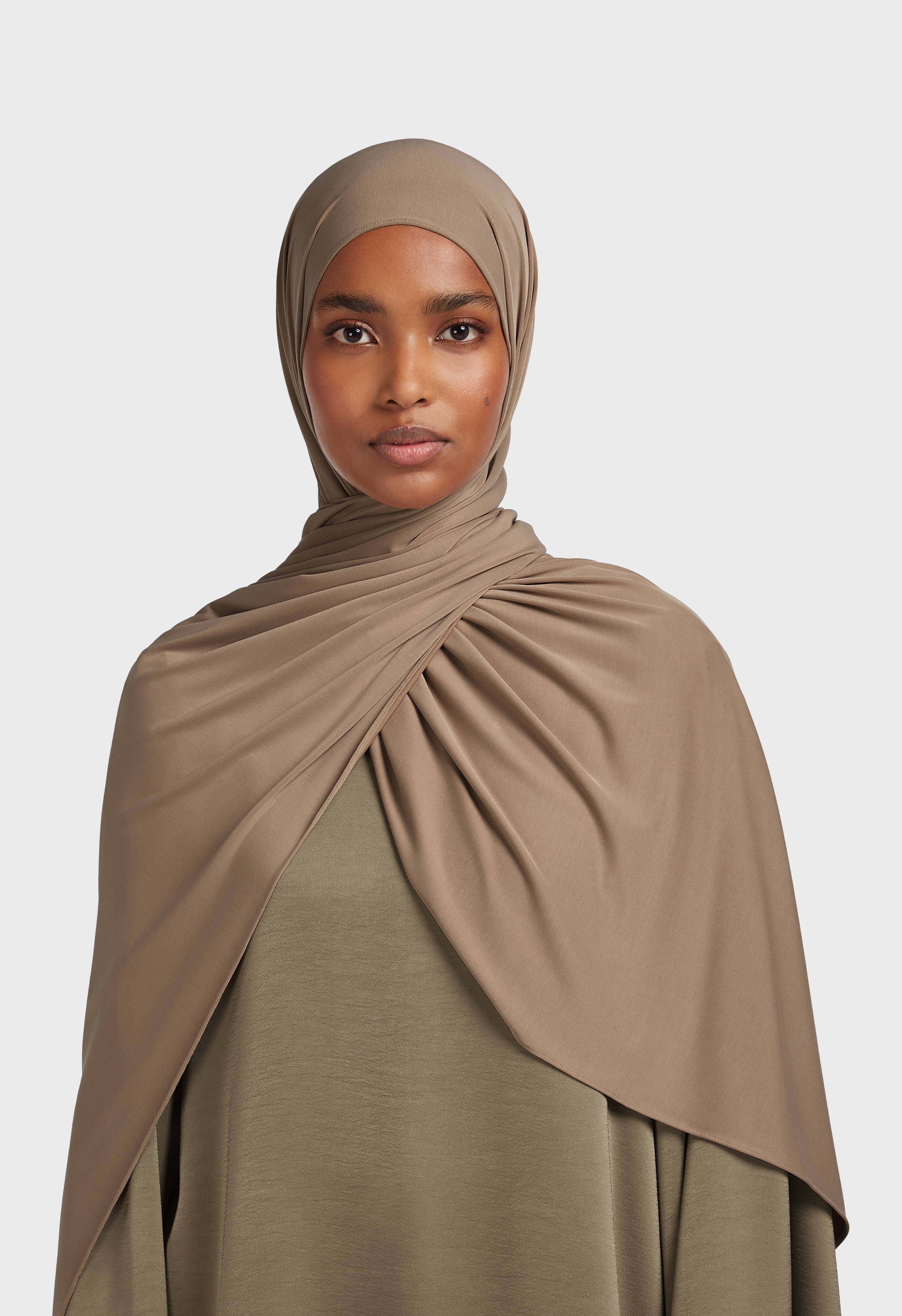 Breathable Jersey Scarf | Dark Pearl