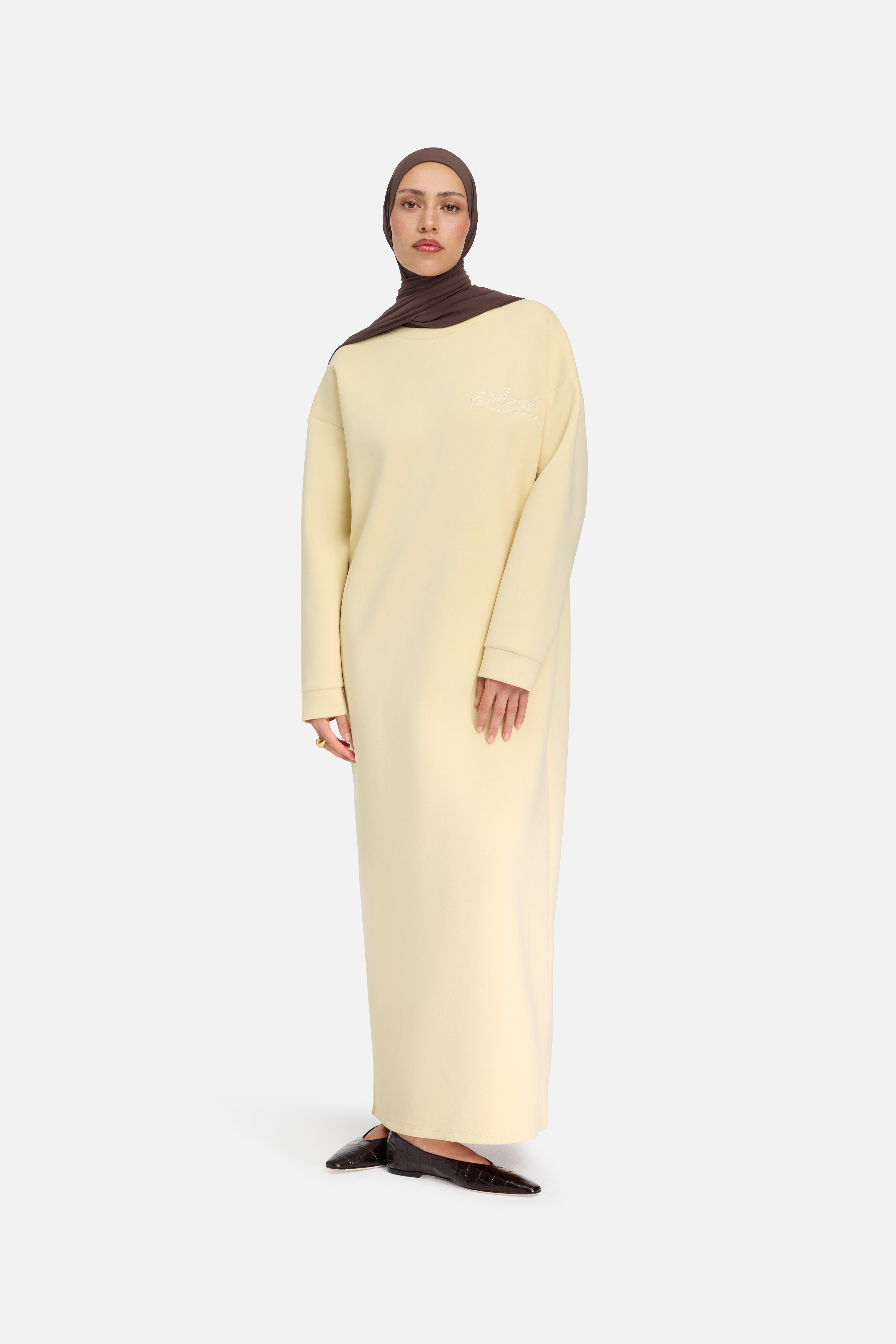 Comfy Sweater Dress | White Honey