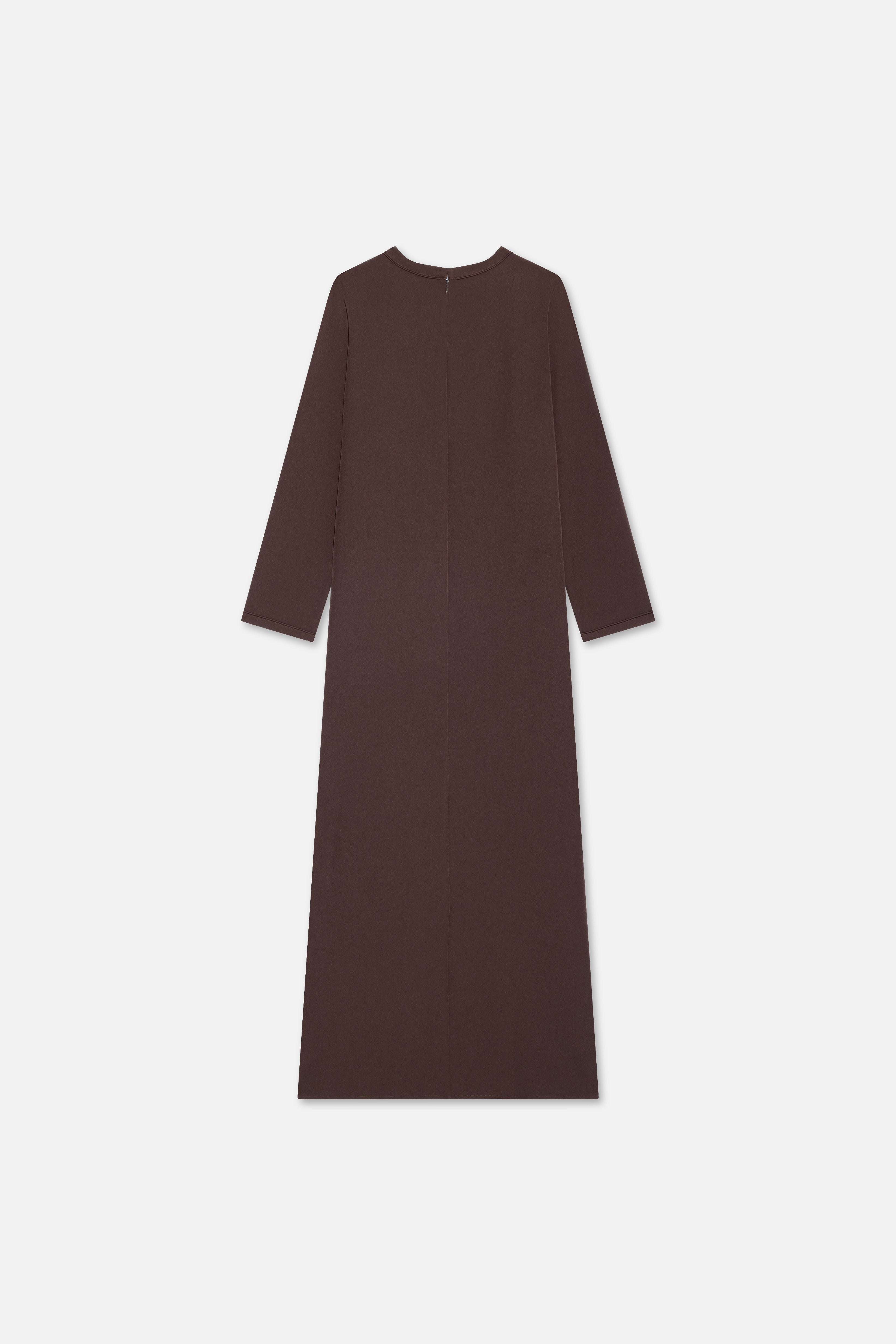 Essential Jersey Dress Short | Dark Brown