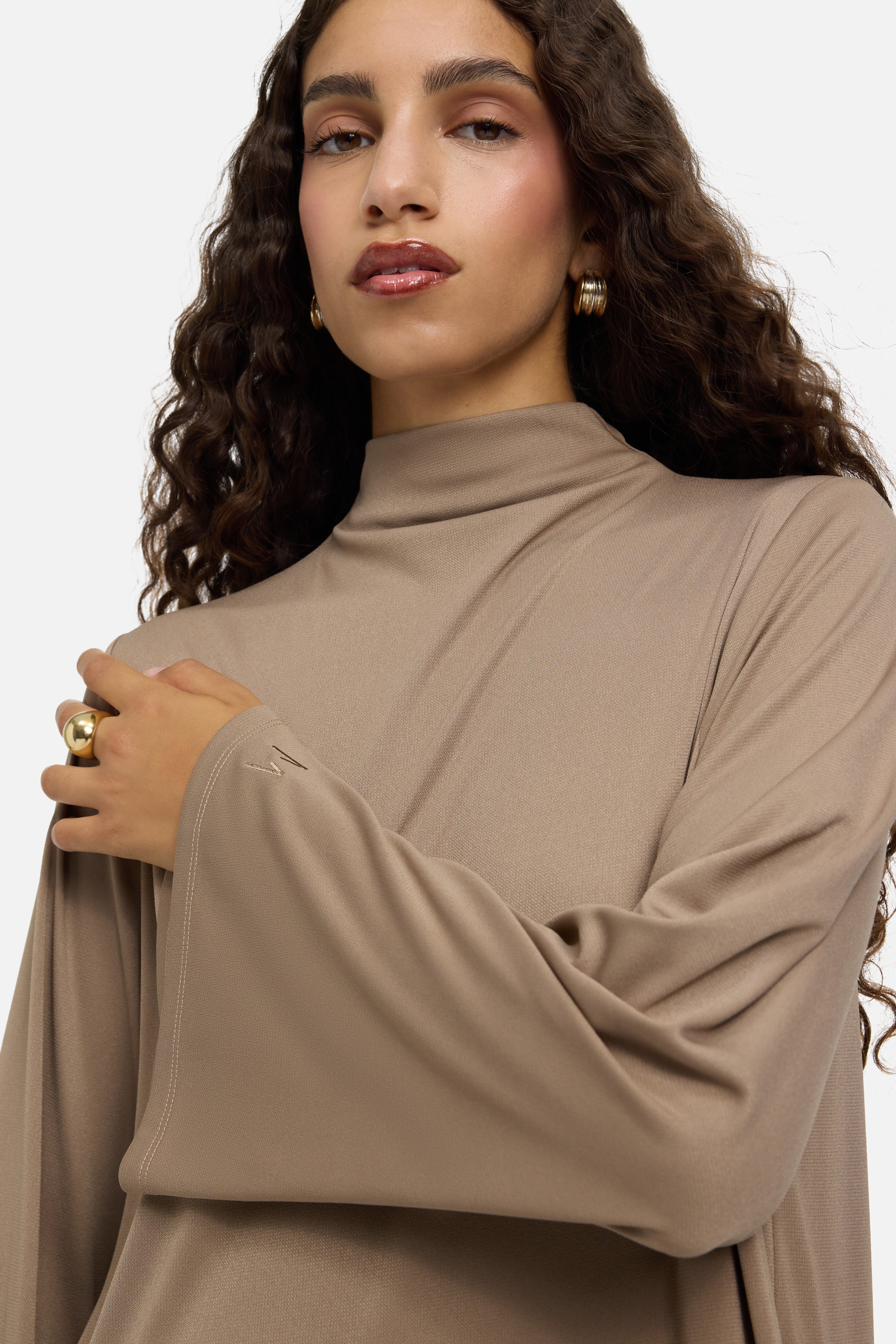 Essential Jersey Dress Regular | Khaki