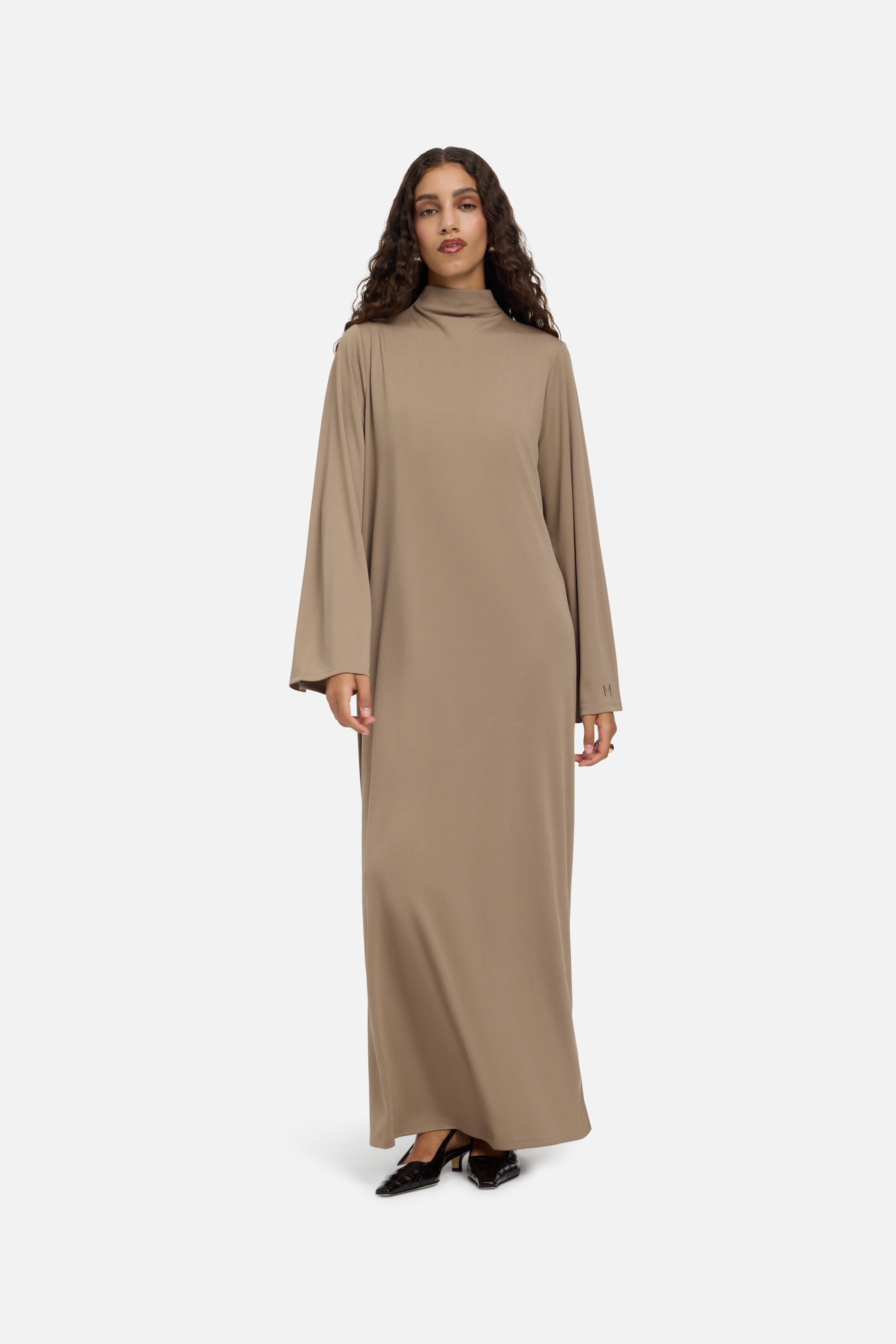 Essential Jersey Dress Regular | Khaki