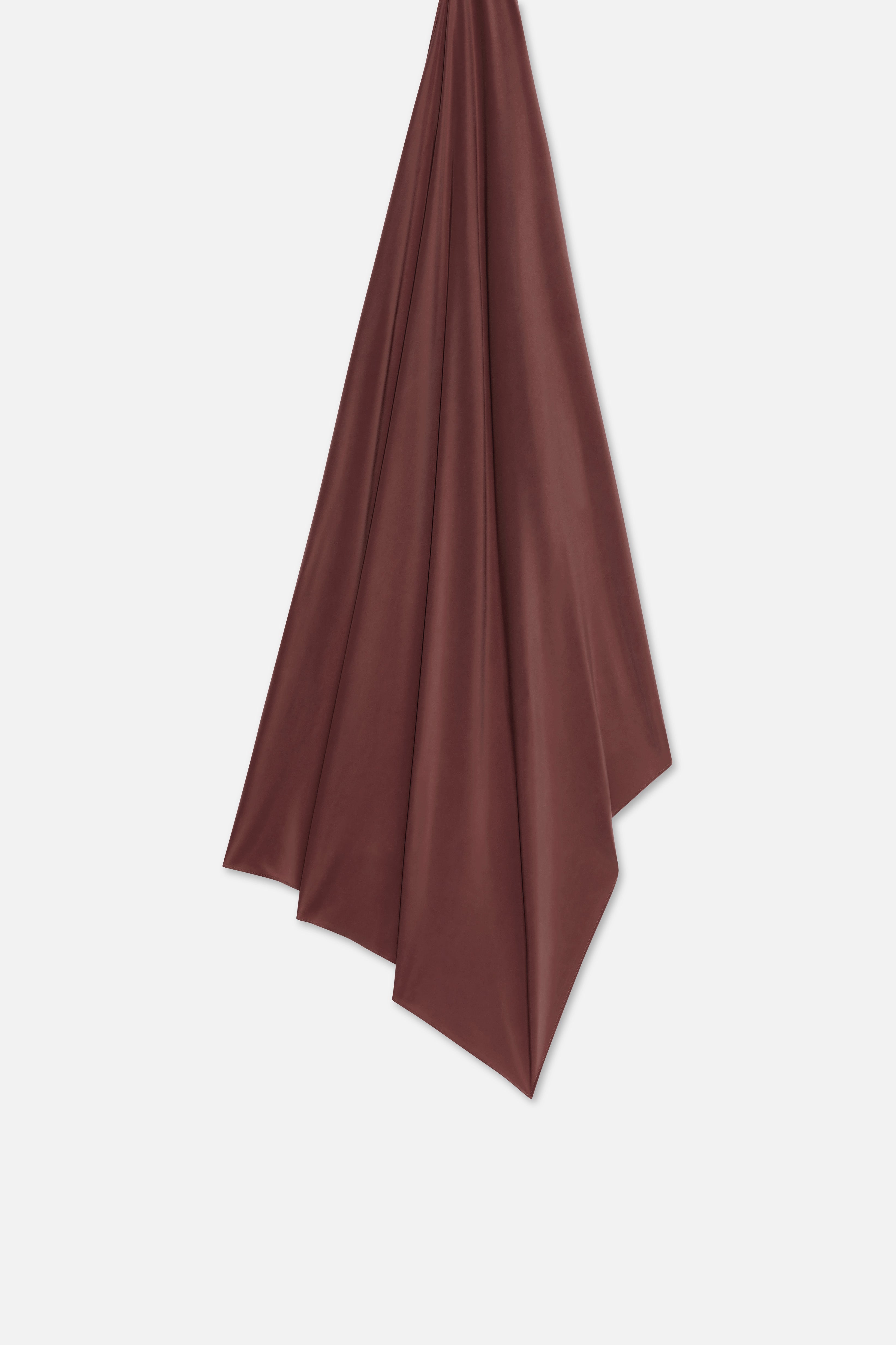 Liquid Jersey Scarf | Burnt Red