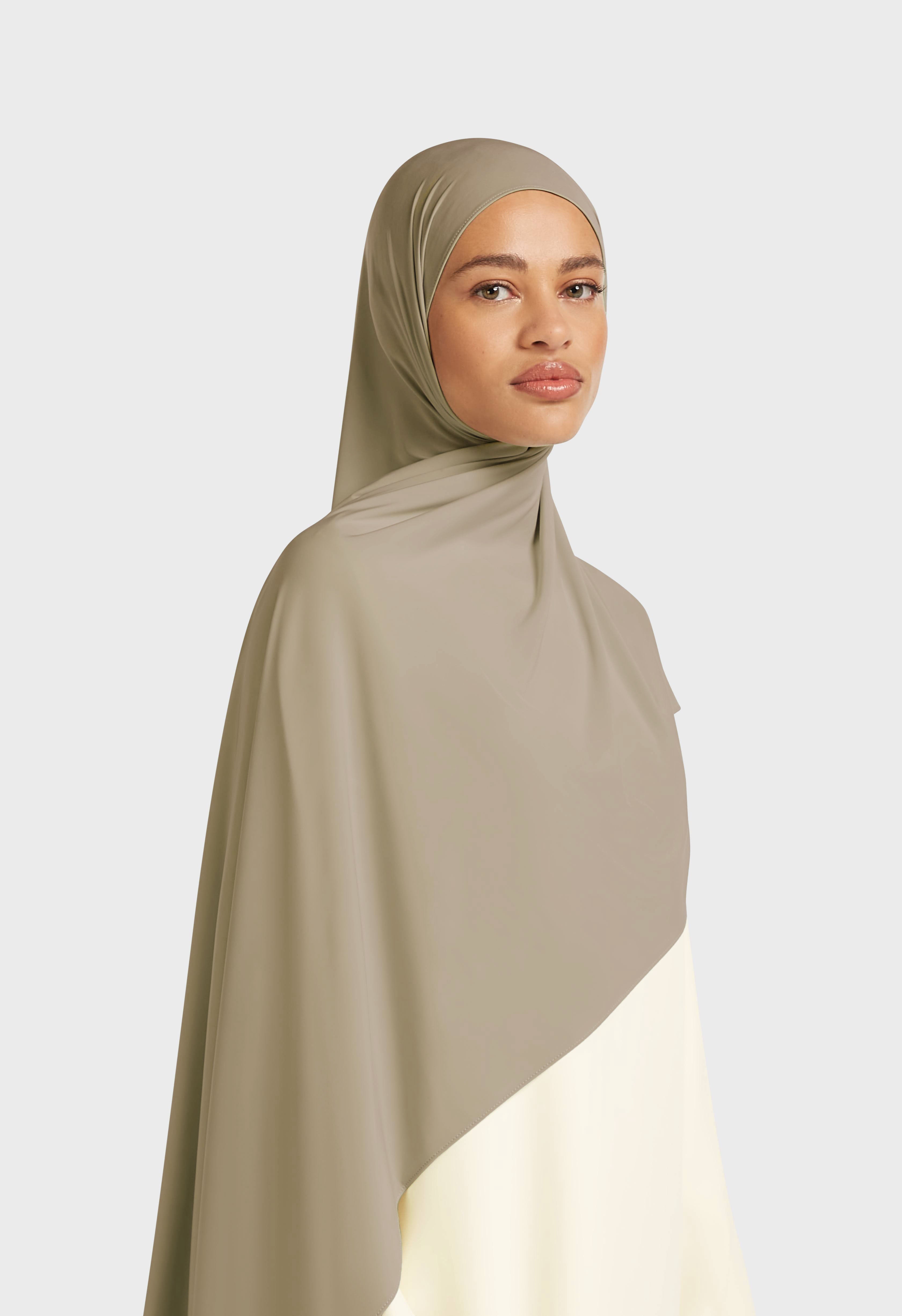 Liquid Jersey Scarf | White Pepper