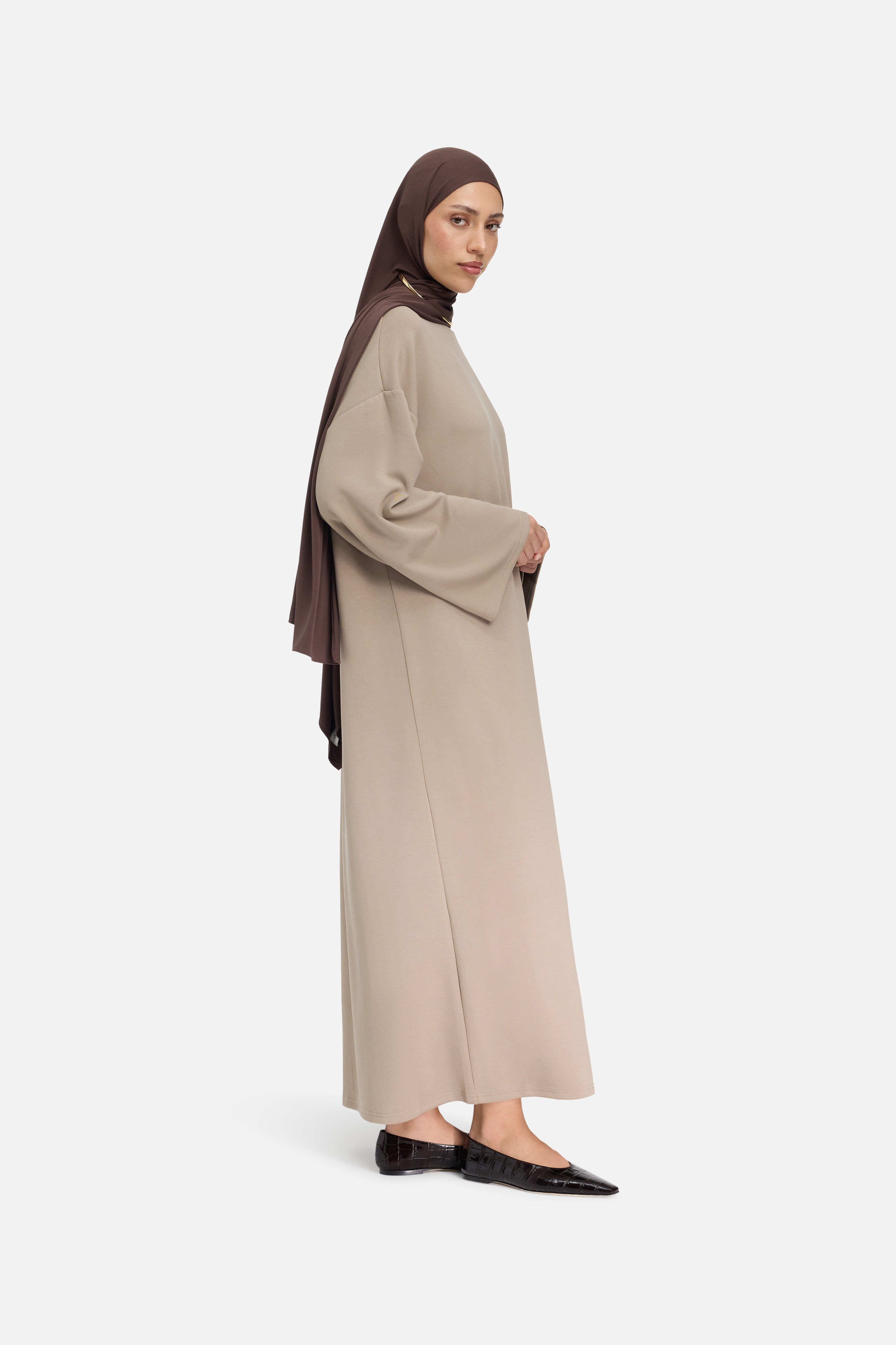 Modal Jersey Dress | Khaki
