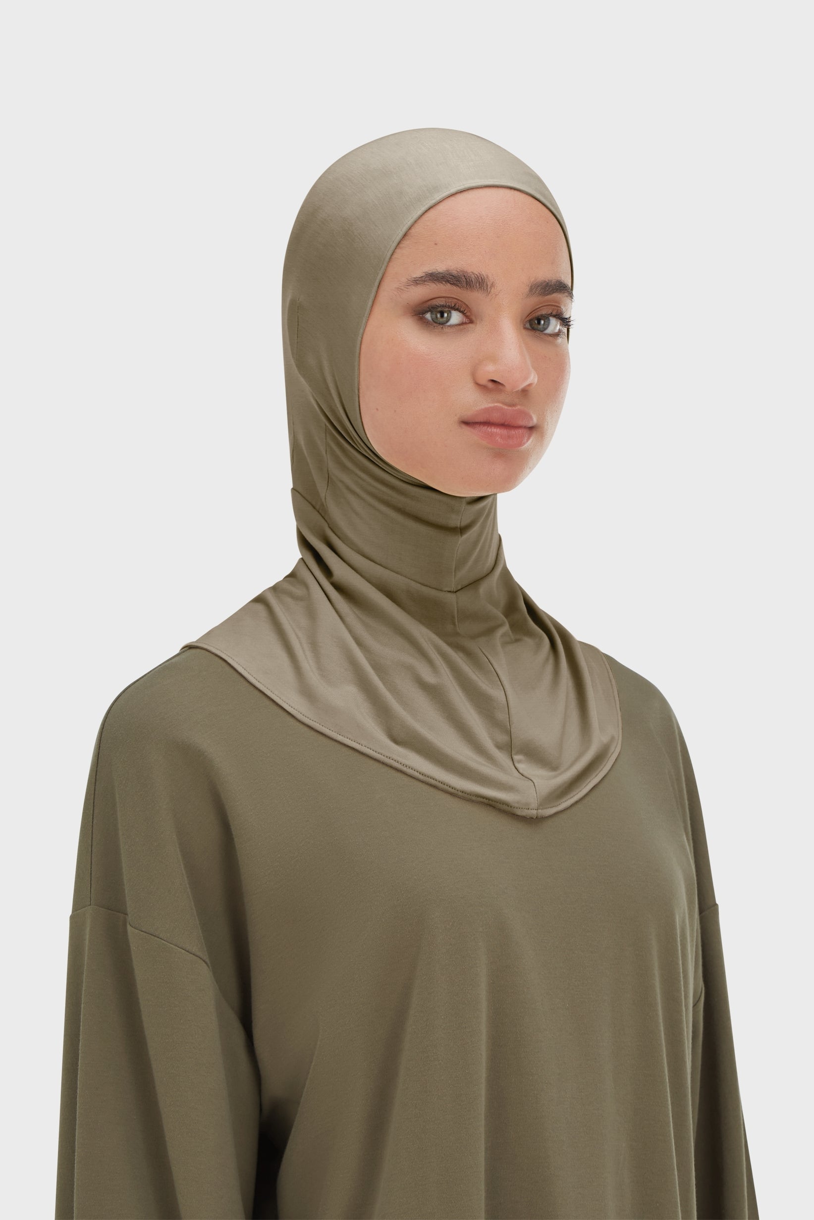 Bamboo Full Cover Underscarf | Taupe