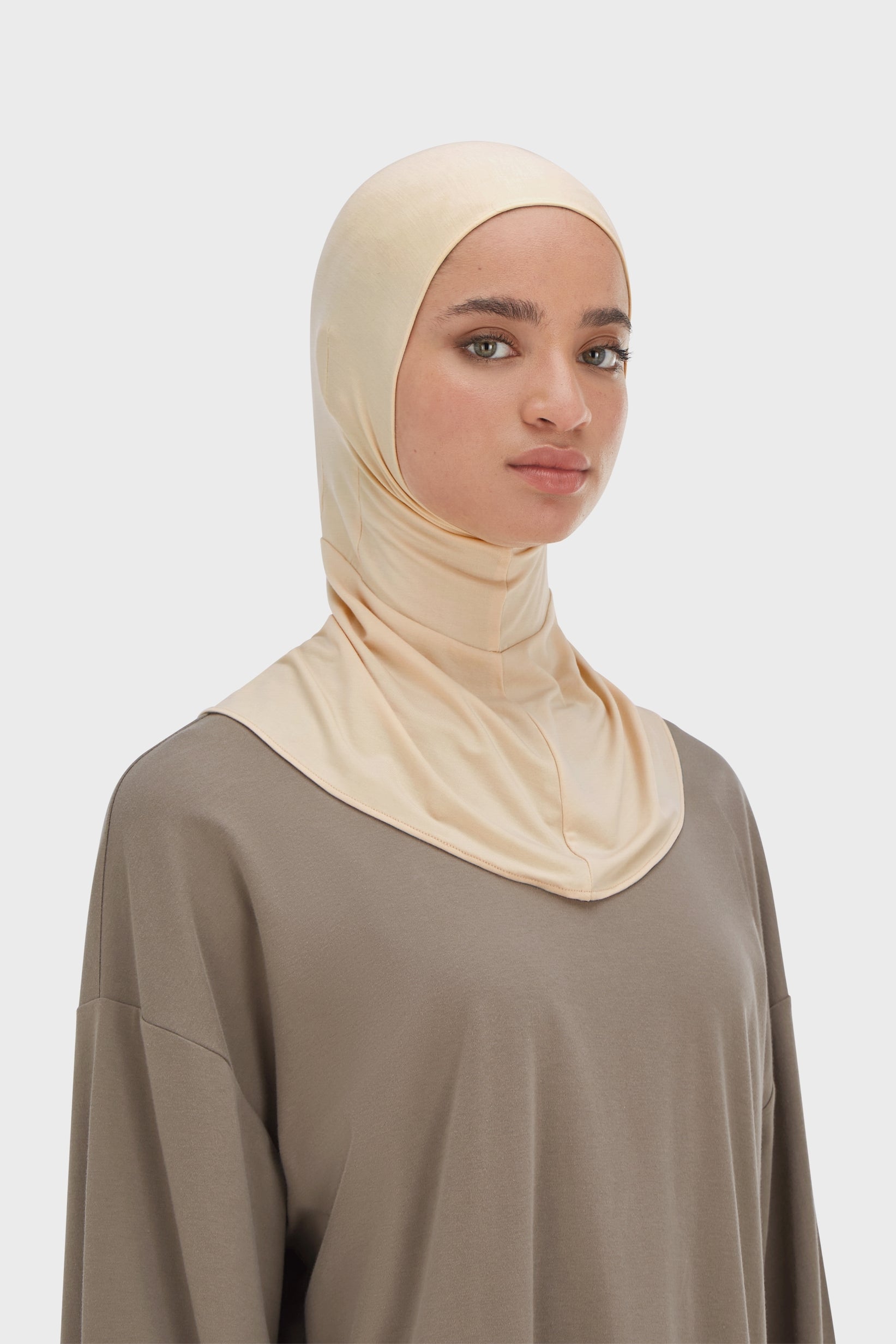 Bamboo Full Cover Underscarf | Warm Butter