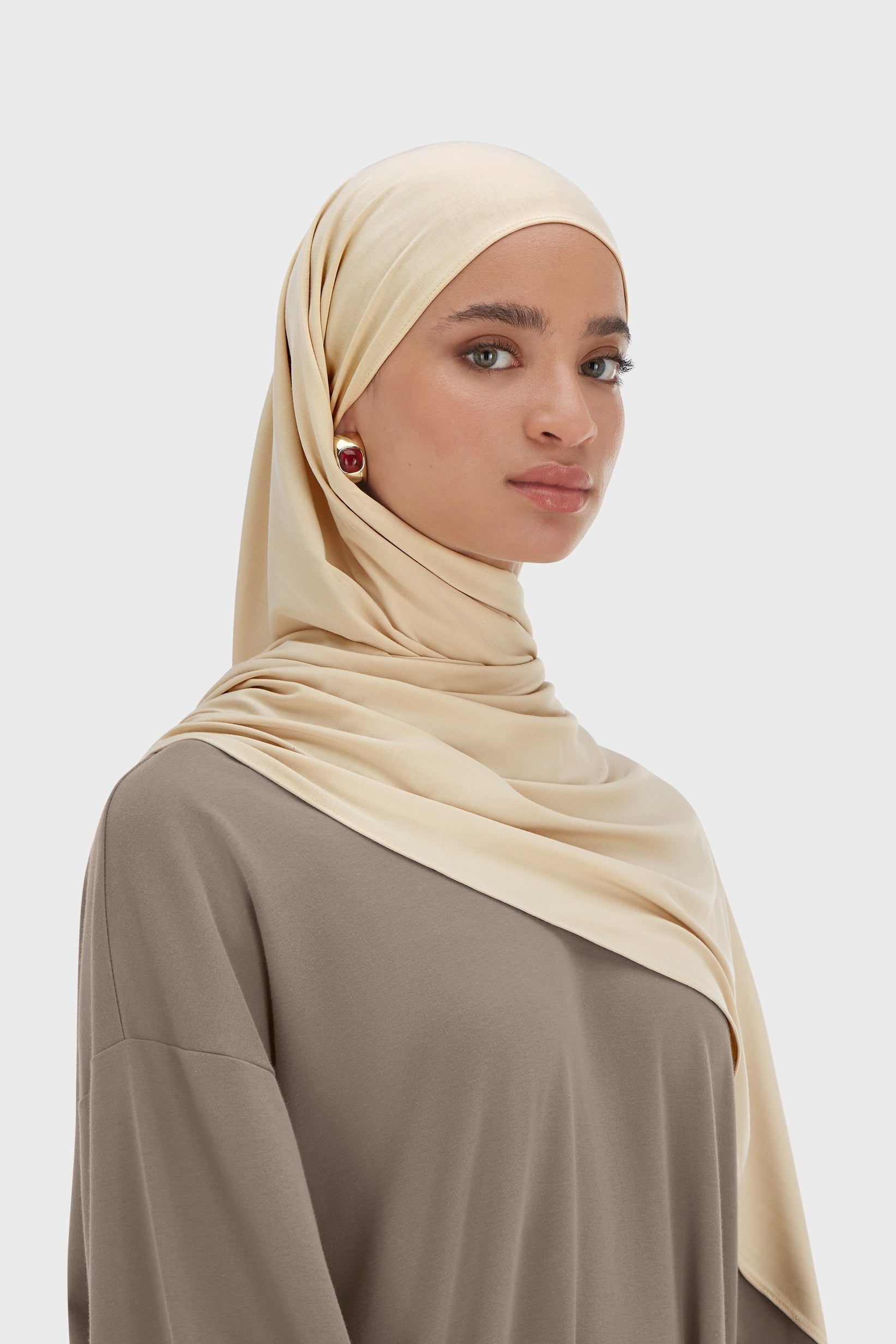 Bamboo Jersey Scarf | Brown Rice