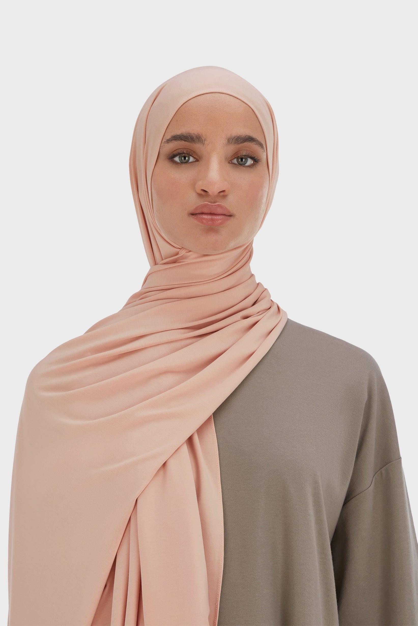 Bamboo Jersey Scarf | Frosted Blush