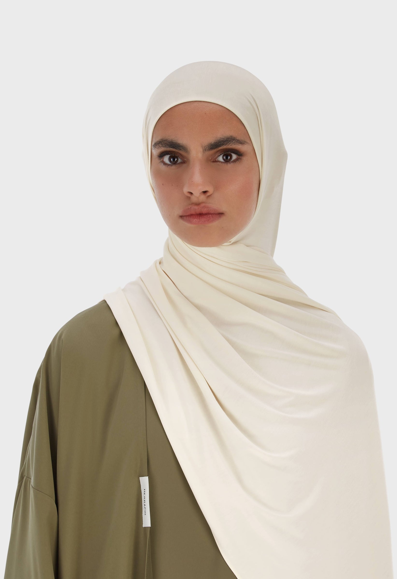 Bamboo Jersey Scarf | Off White
