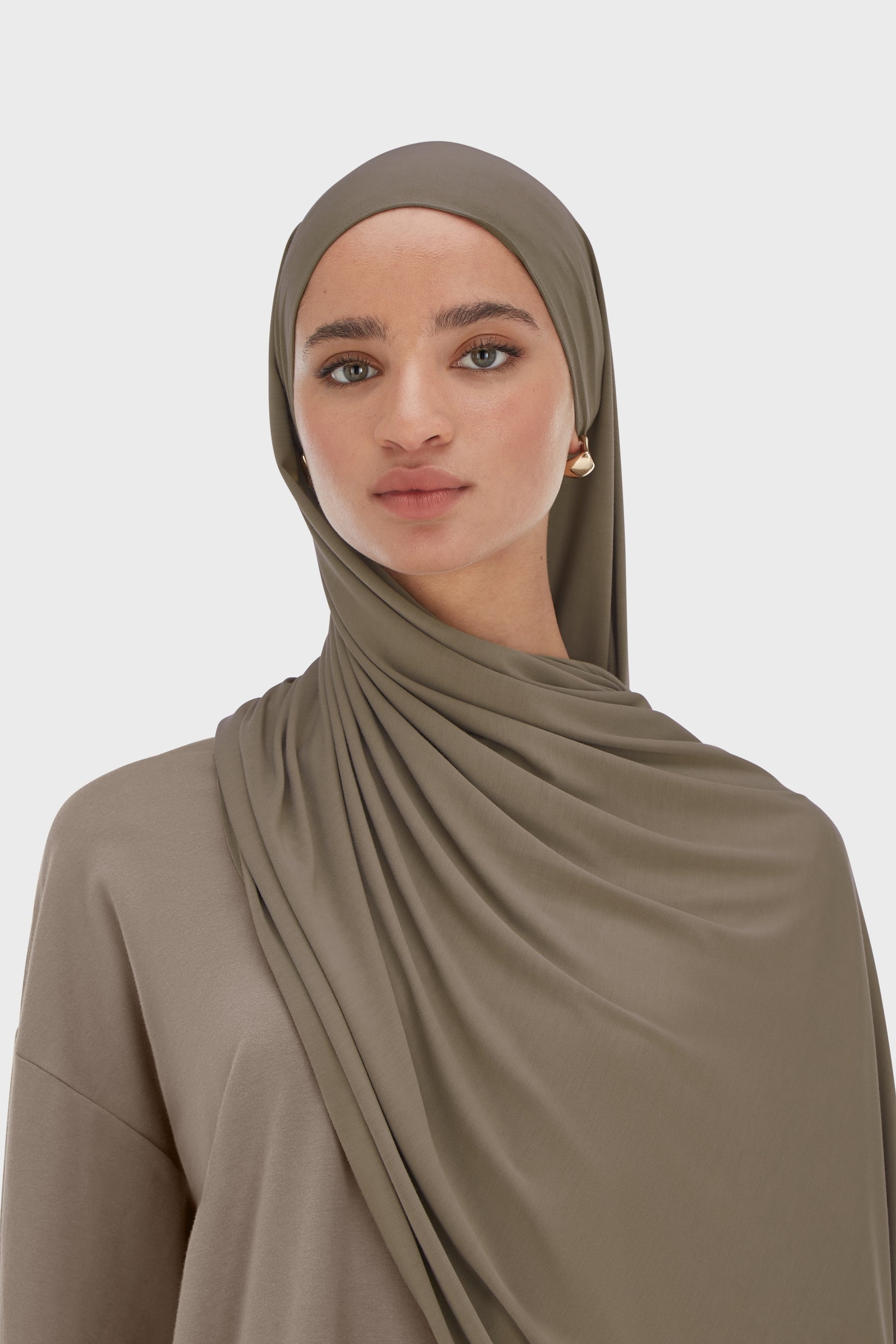 Bamboo Jersey Scarf | Taupe