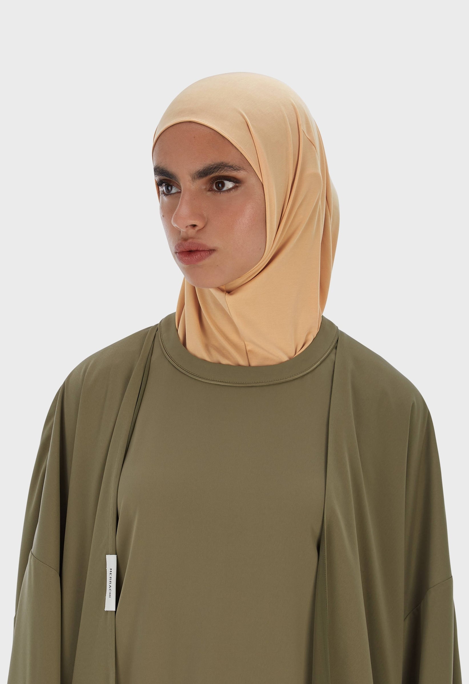 Breathable Hijab | Beige Rose