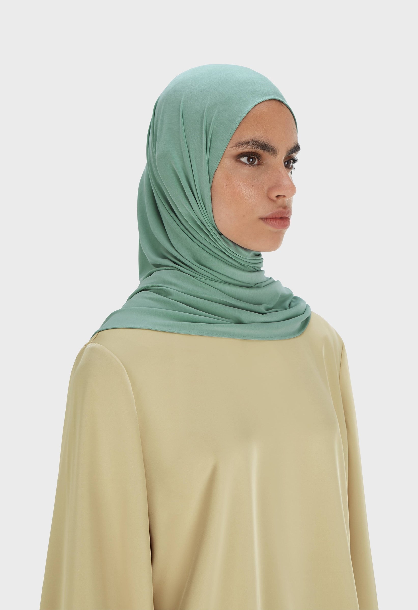 Breathable Jersey Scarf | Misty Blue