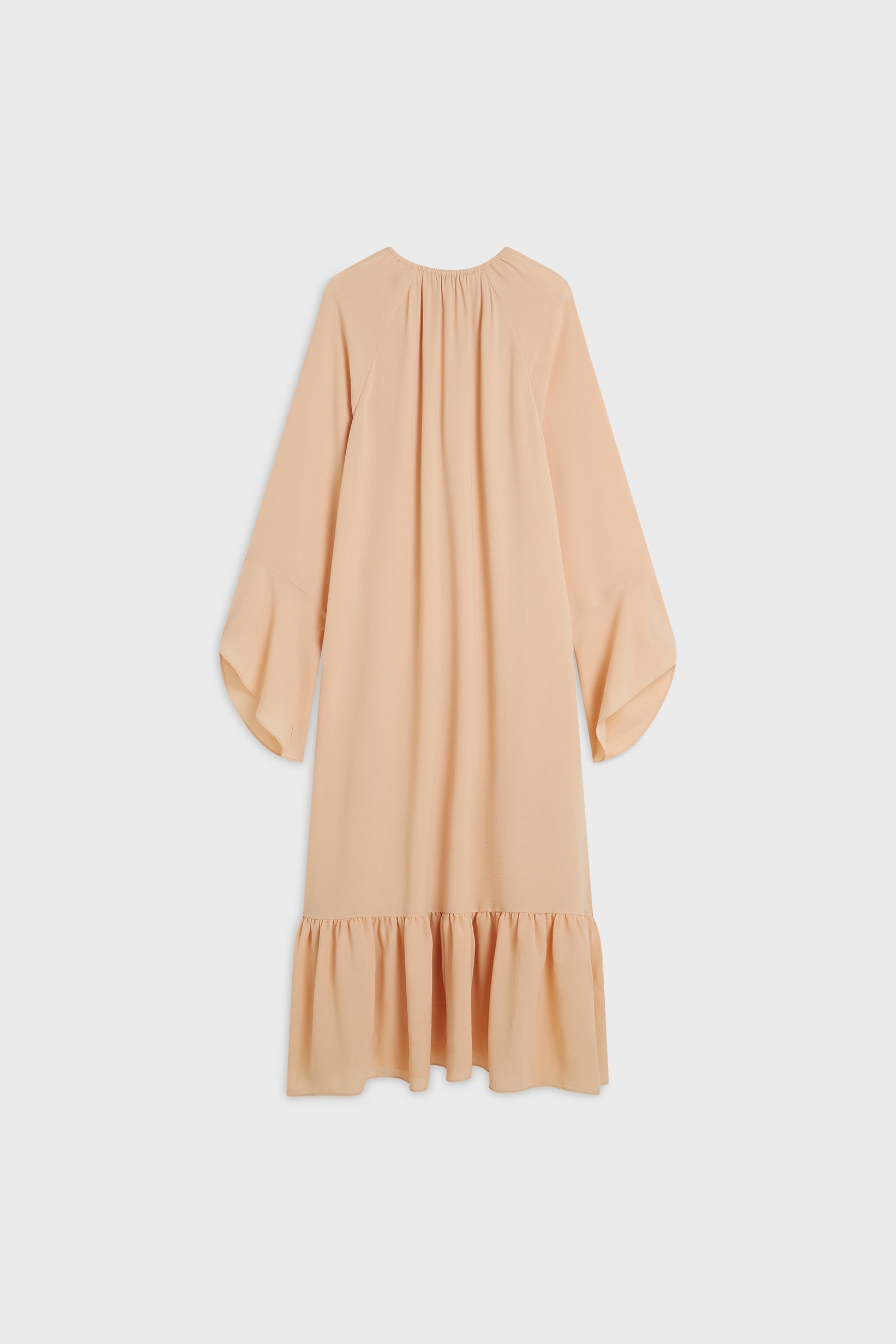 Crepe Dress | Beige Rose