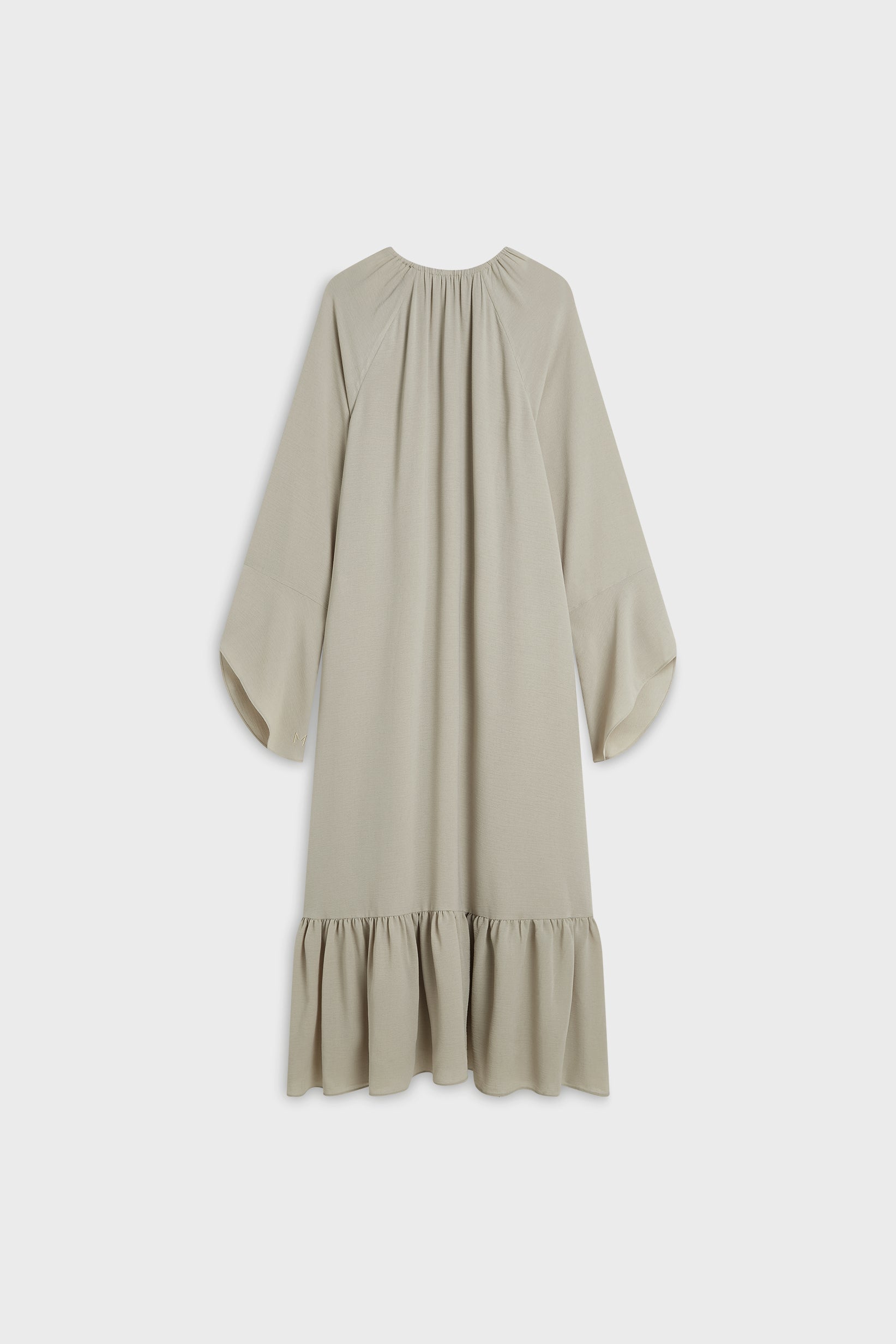 Crepe Dress | Moss Gray