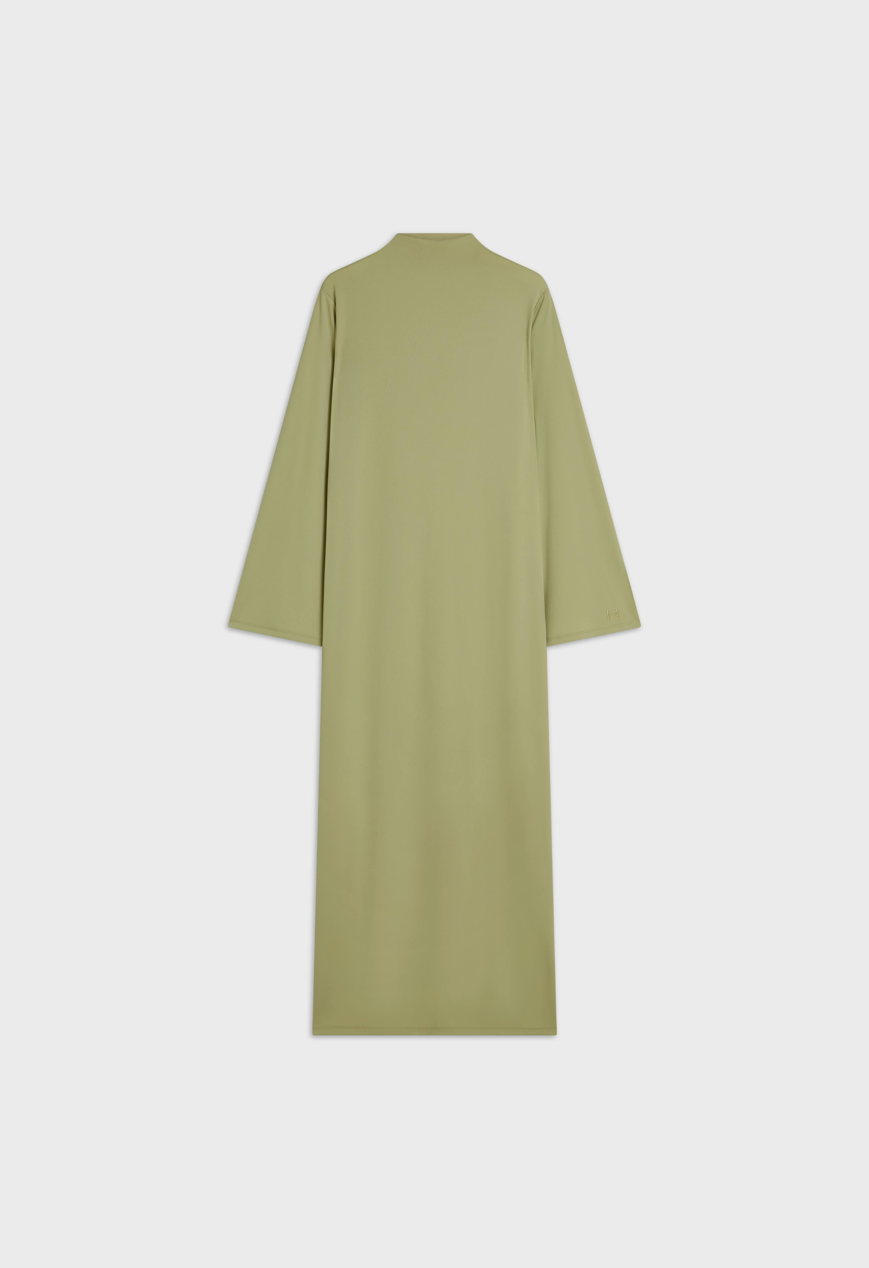 Essential Jersey Dress Regular | Moss Gray