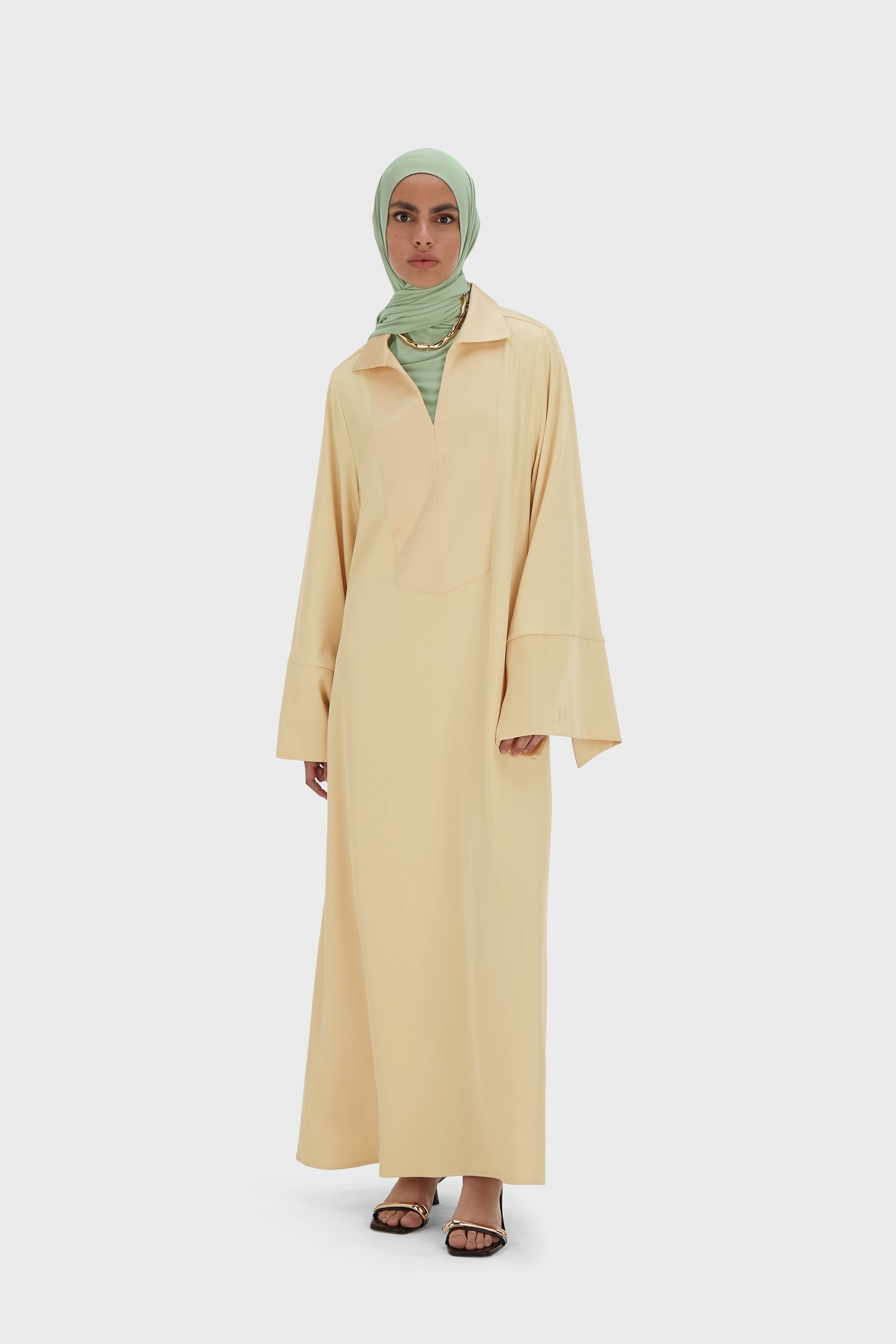 Kaftan Dress Short | Warm Butter