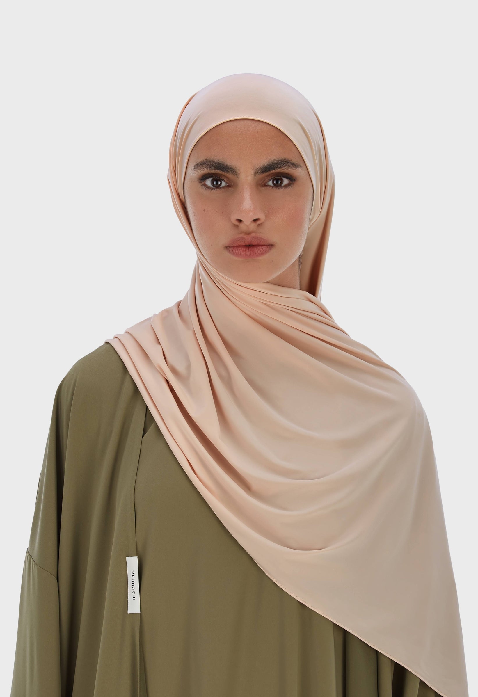 Liquid Jersey Scarf | Frosted Blush