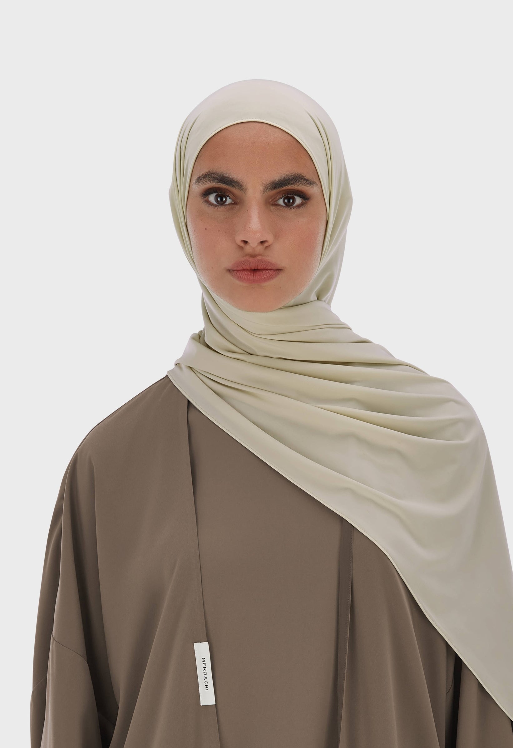 Liquid Jersey Scarf | White Pepper