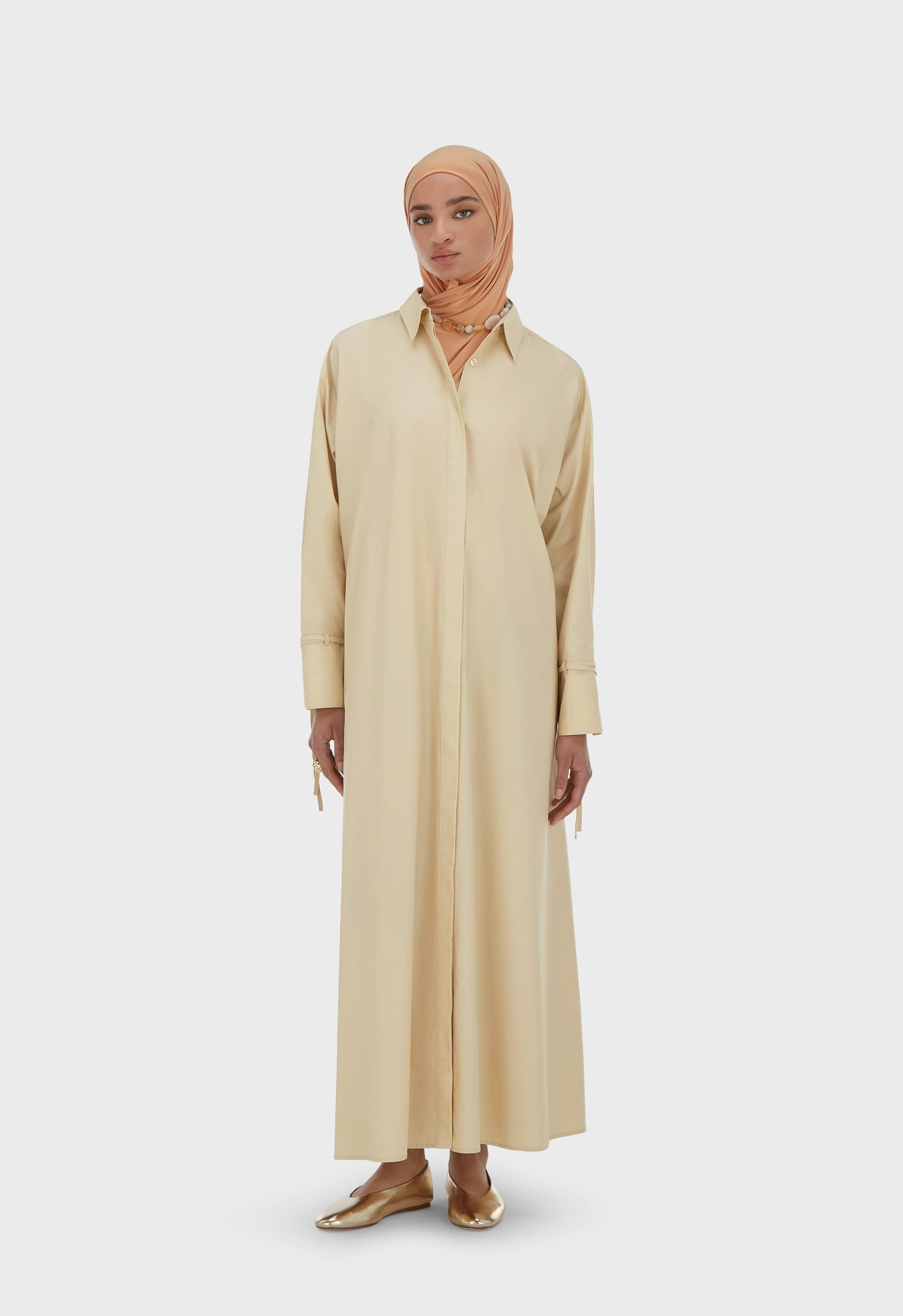 Poplin Dress | Brown Rice