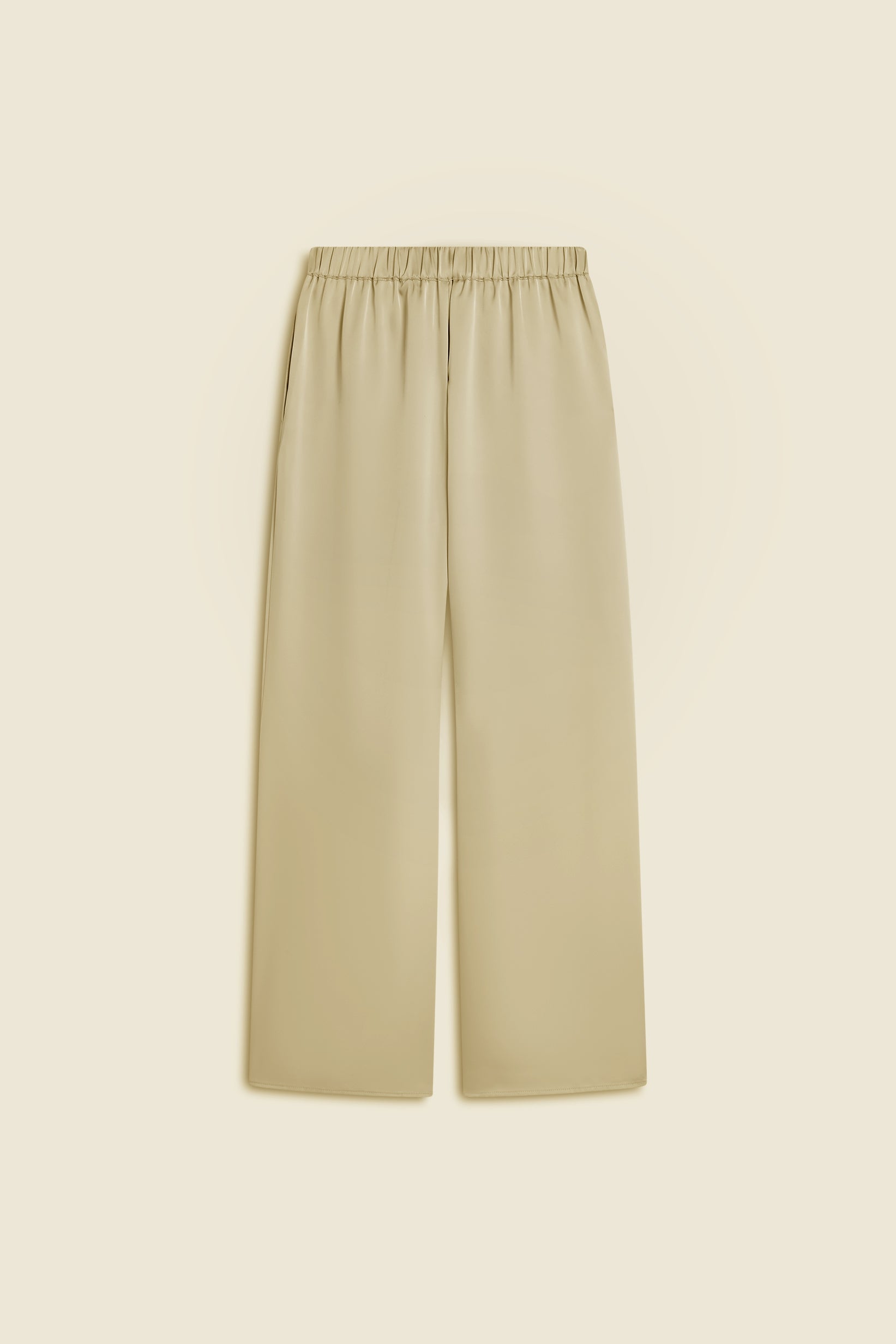 Satin Wide Leg Pants | Brown Rice