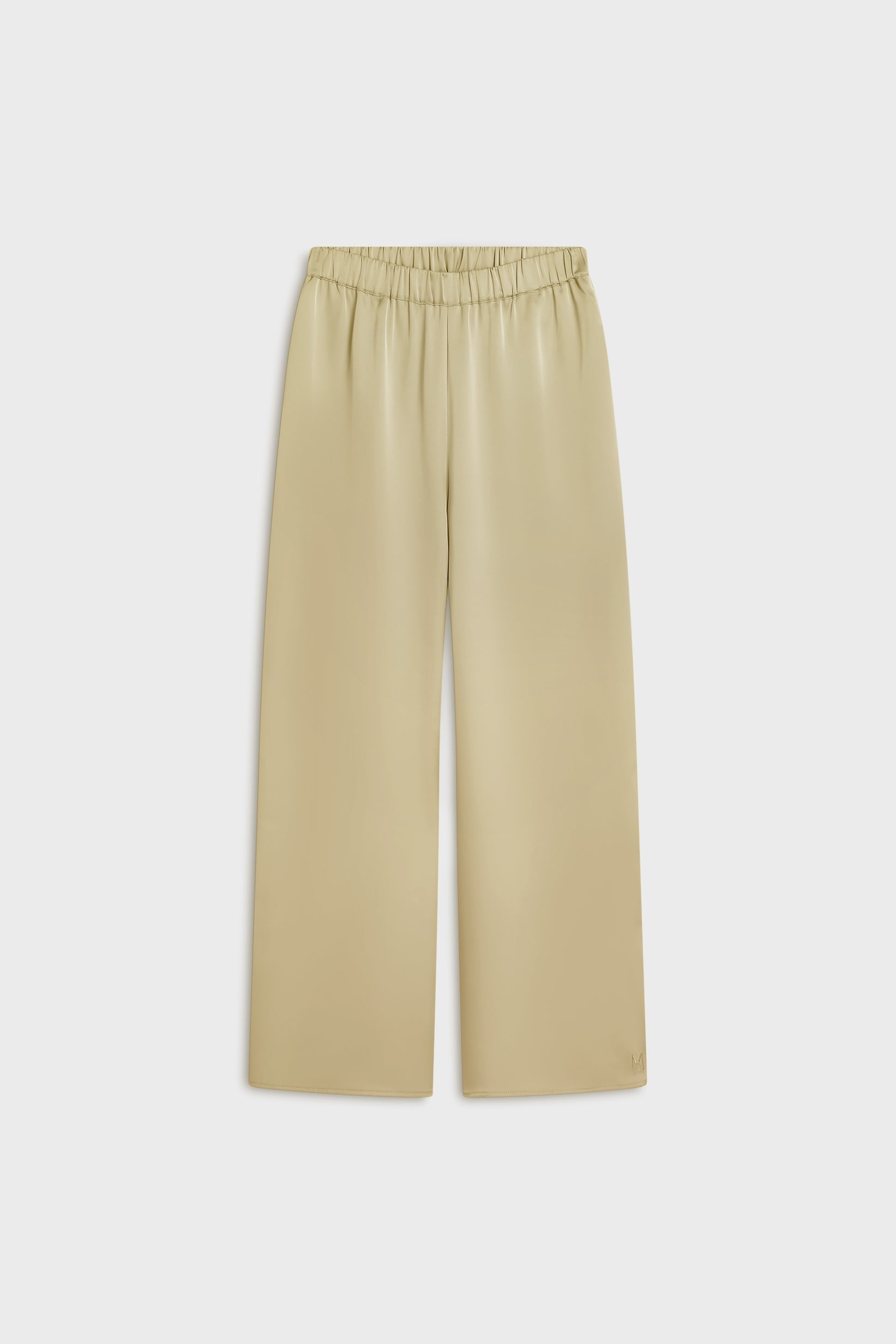 Satin Wide Leg Pants | Brown Rice