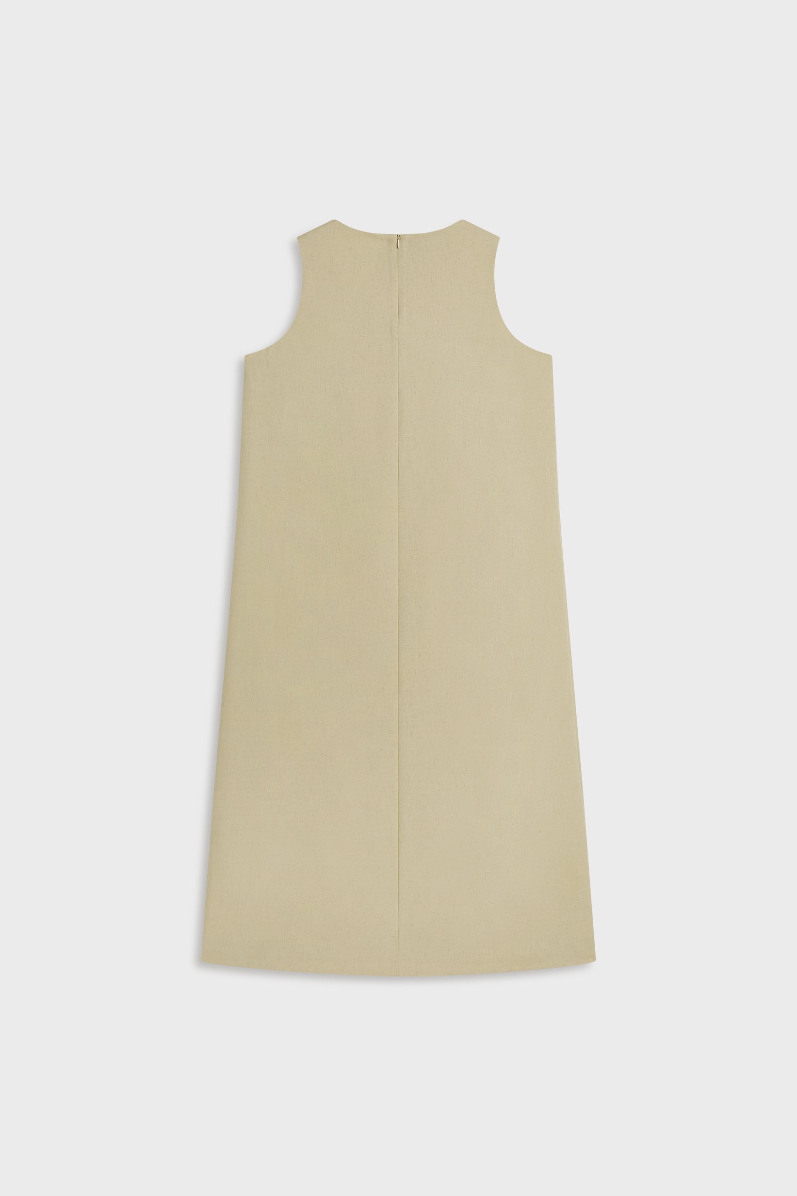 Sleeveless Dress | Warm Khaki