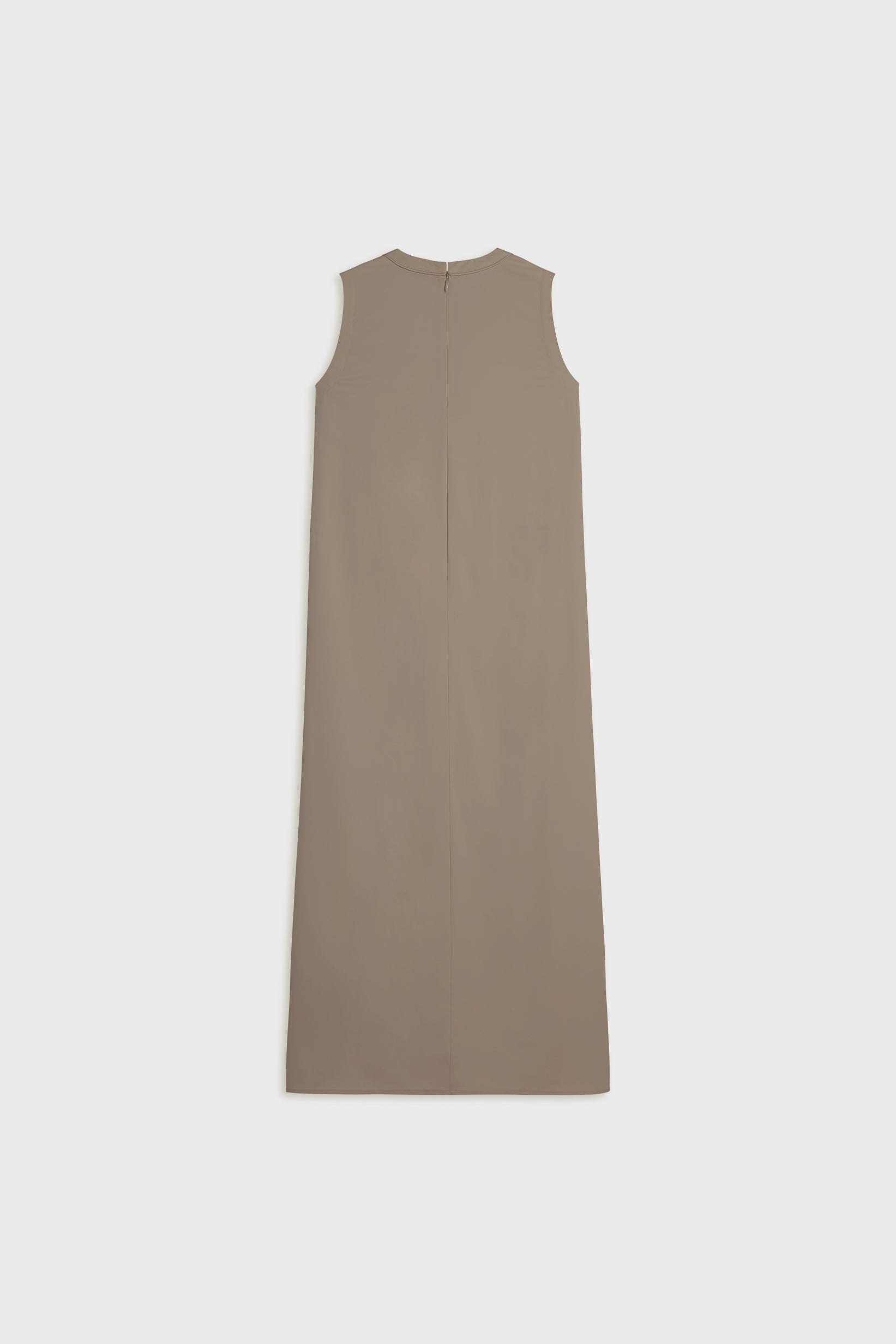 Sleeveless Woven Dress Regular | Taupe