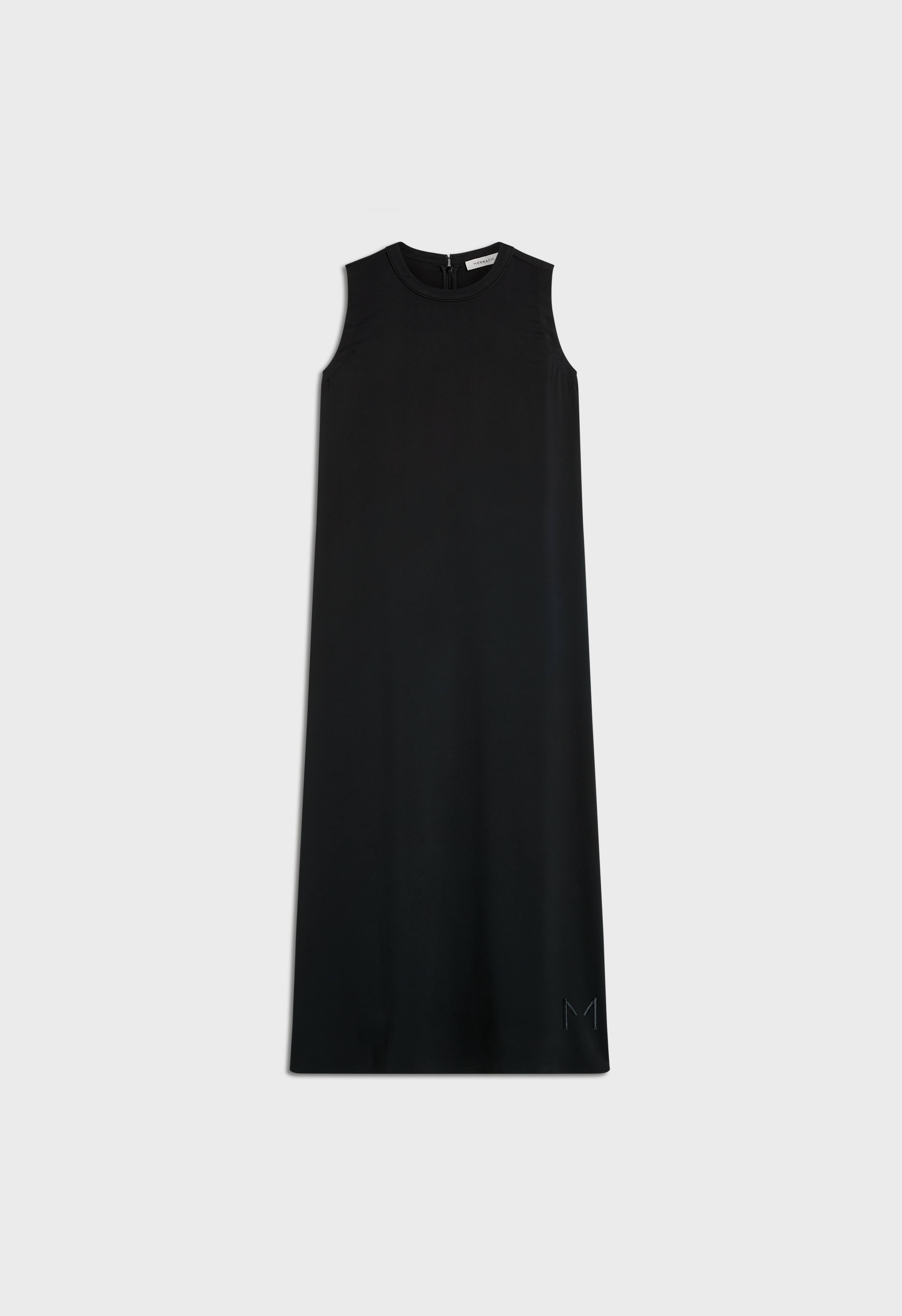 Sleeveless Woven Dress Regular | Black