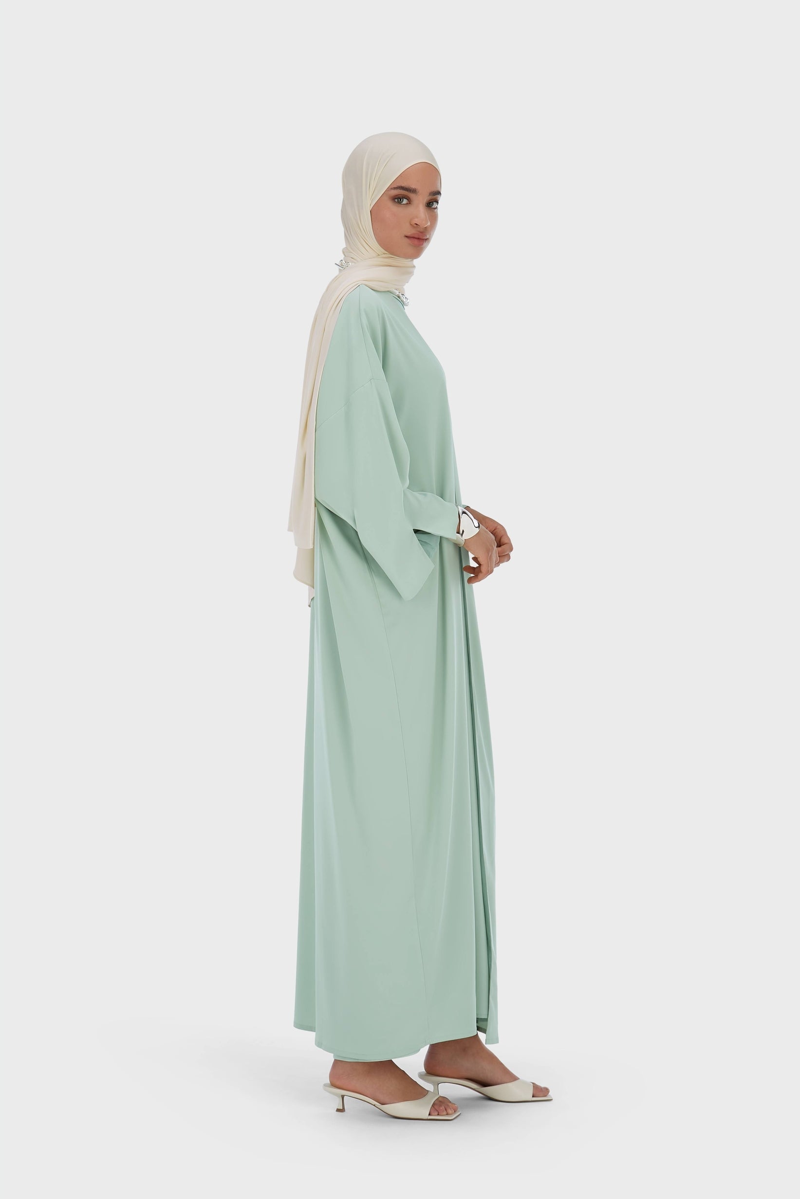 Sleeveless Woven Dress Regular | Lake