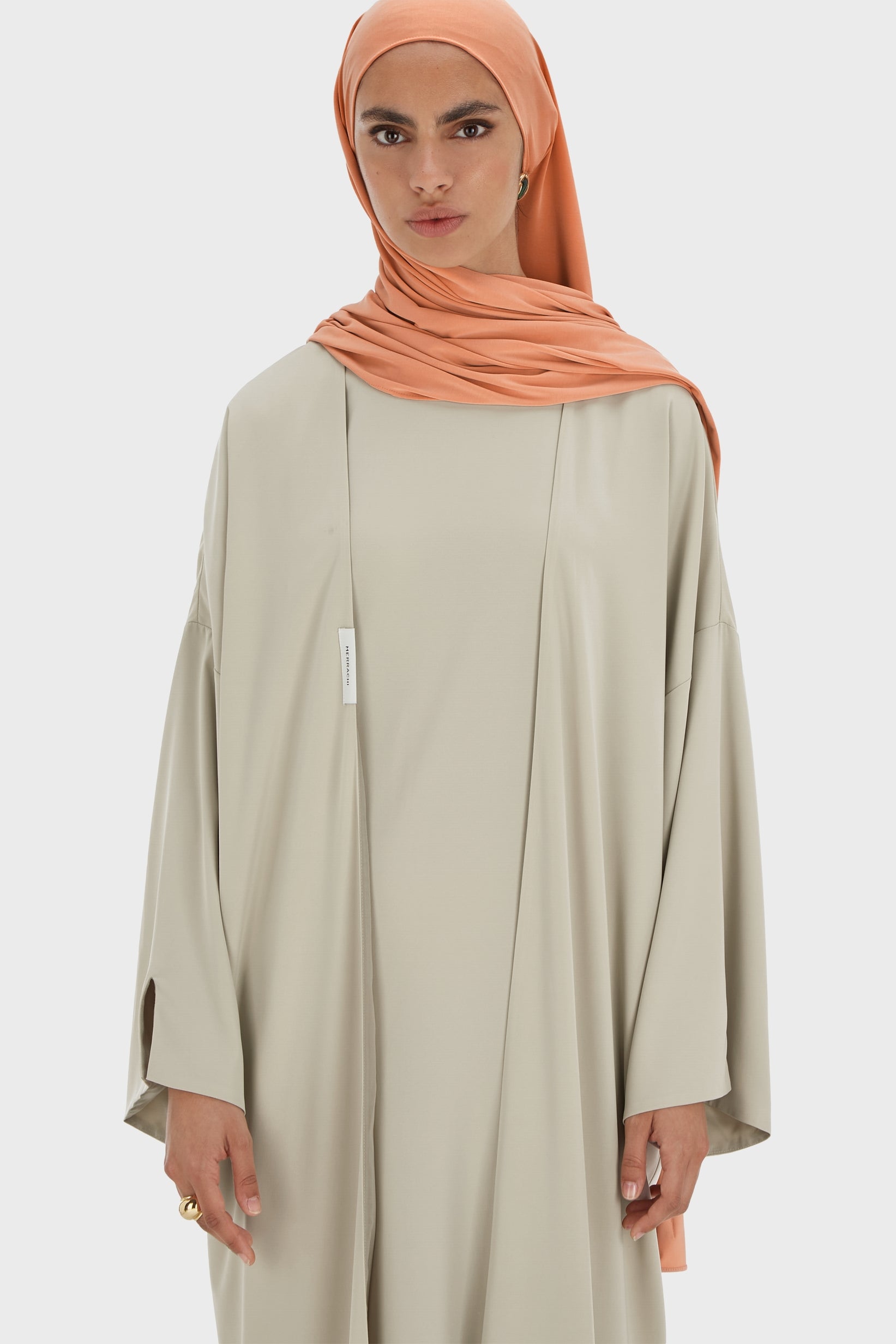 Sleeveless Woven Dress Regular | Moss Gray