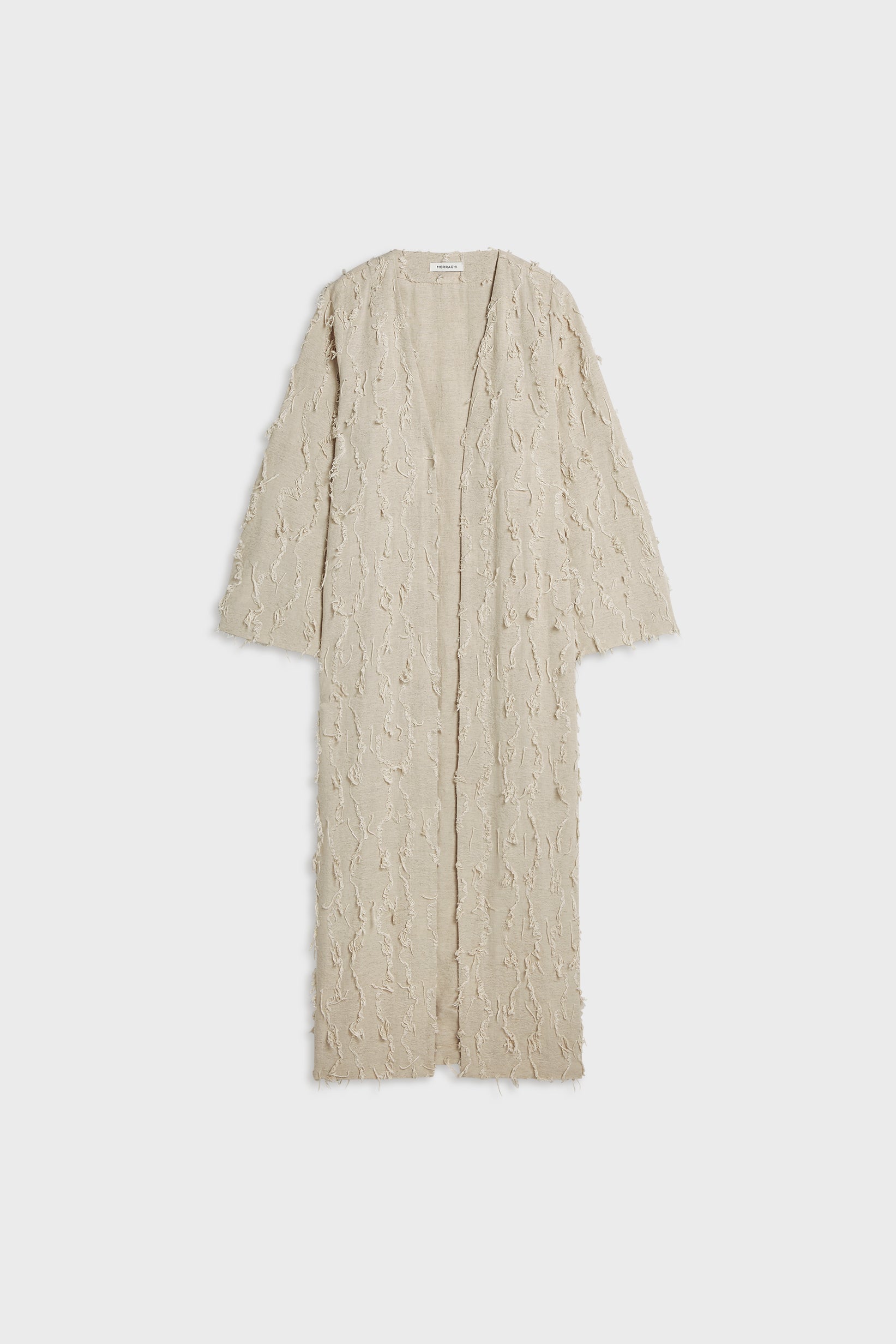 Summer Fil Coupé Abaya | Natural