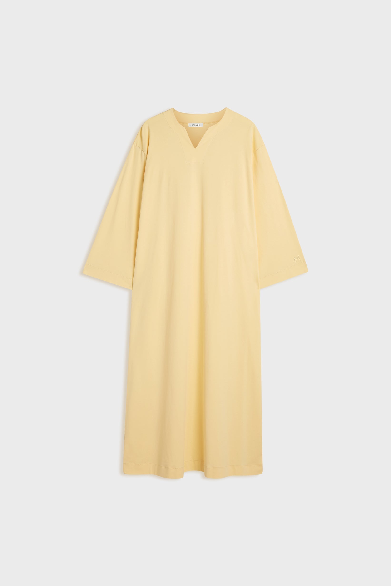 Summer Jersey Kaftan Dress | Sunset Yellow