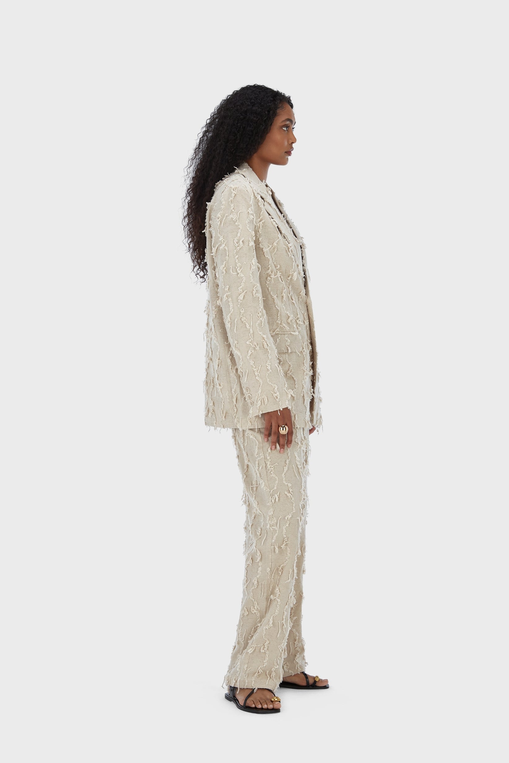 Summer Fil Coupé Blazer | Natural