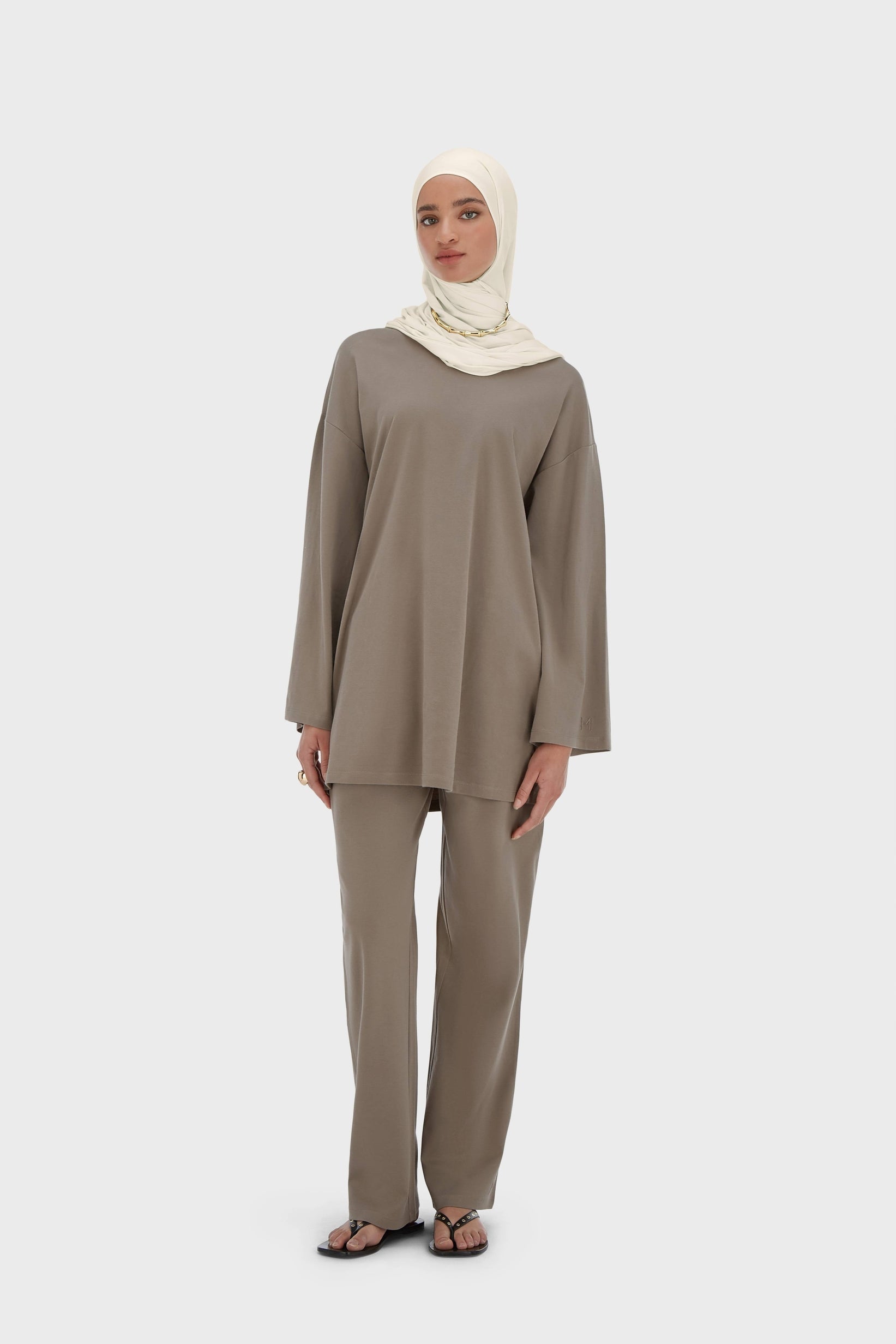 Summer Jersey Pants | Taupe