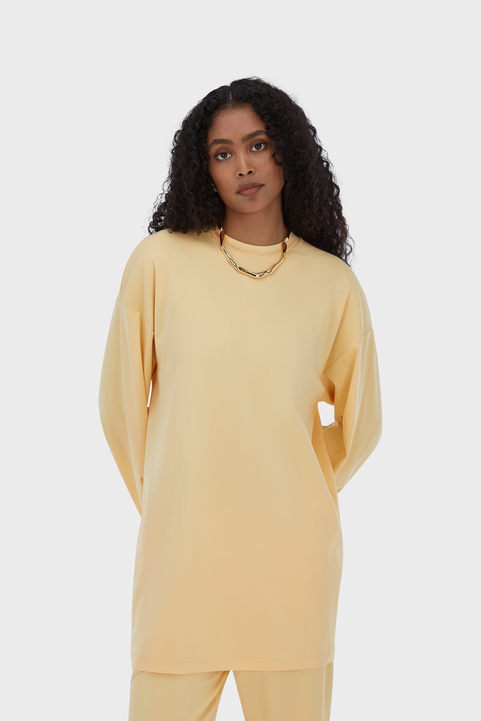Summer Jersey Top | Sunset Yellow