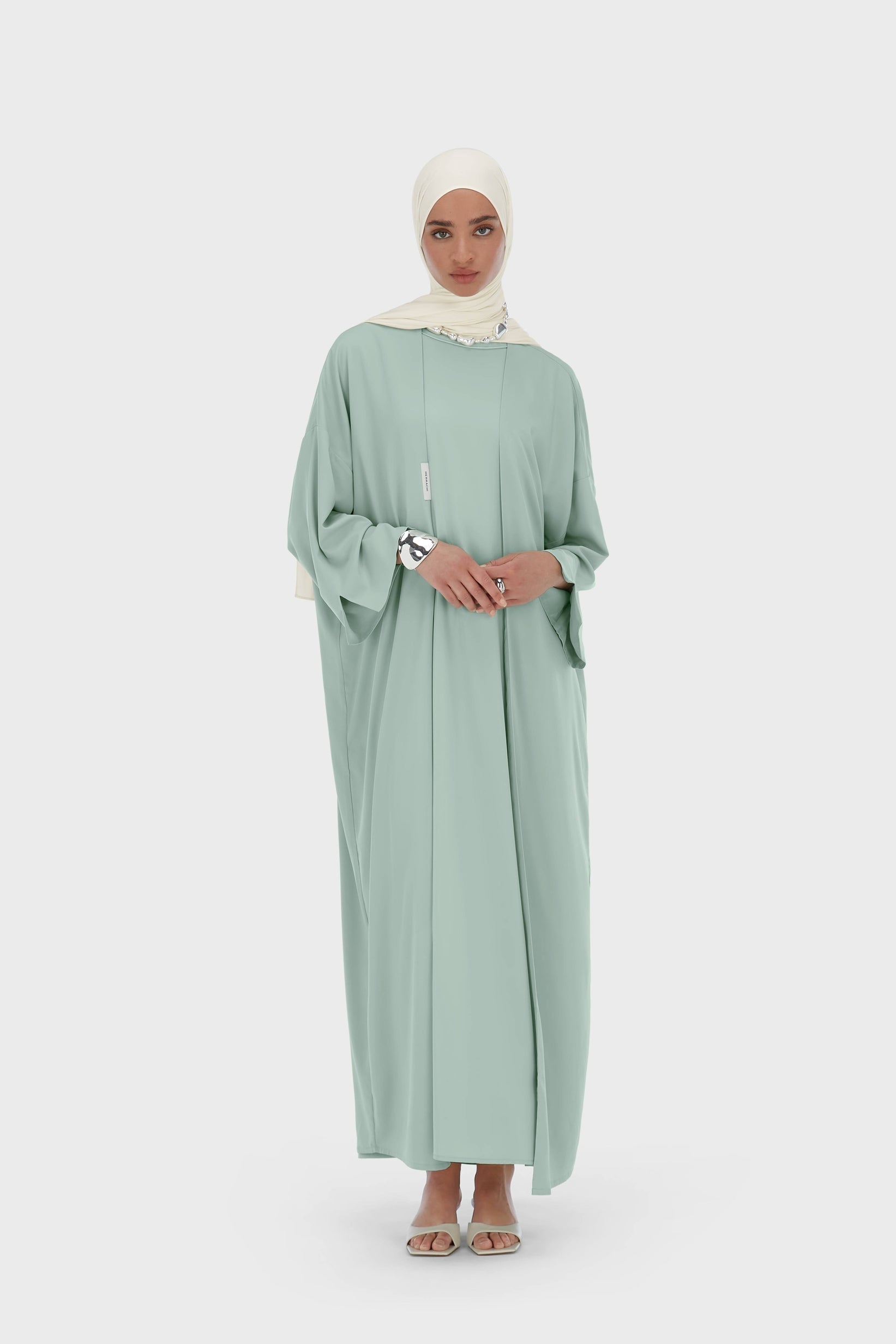 Woven Abaya Regular | Lake