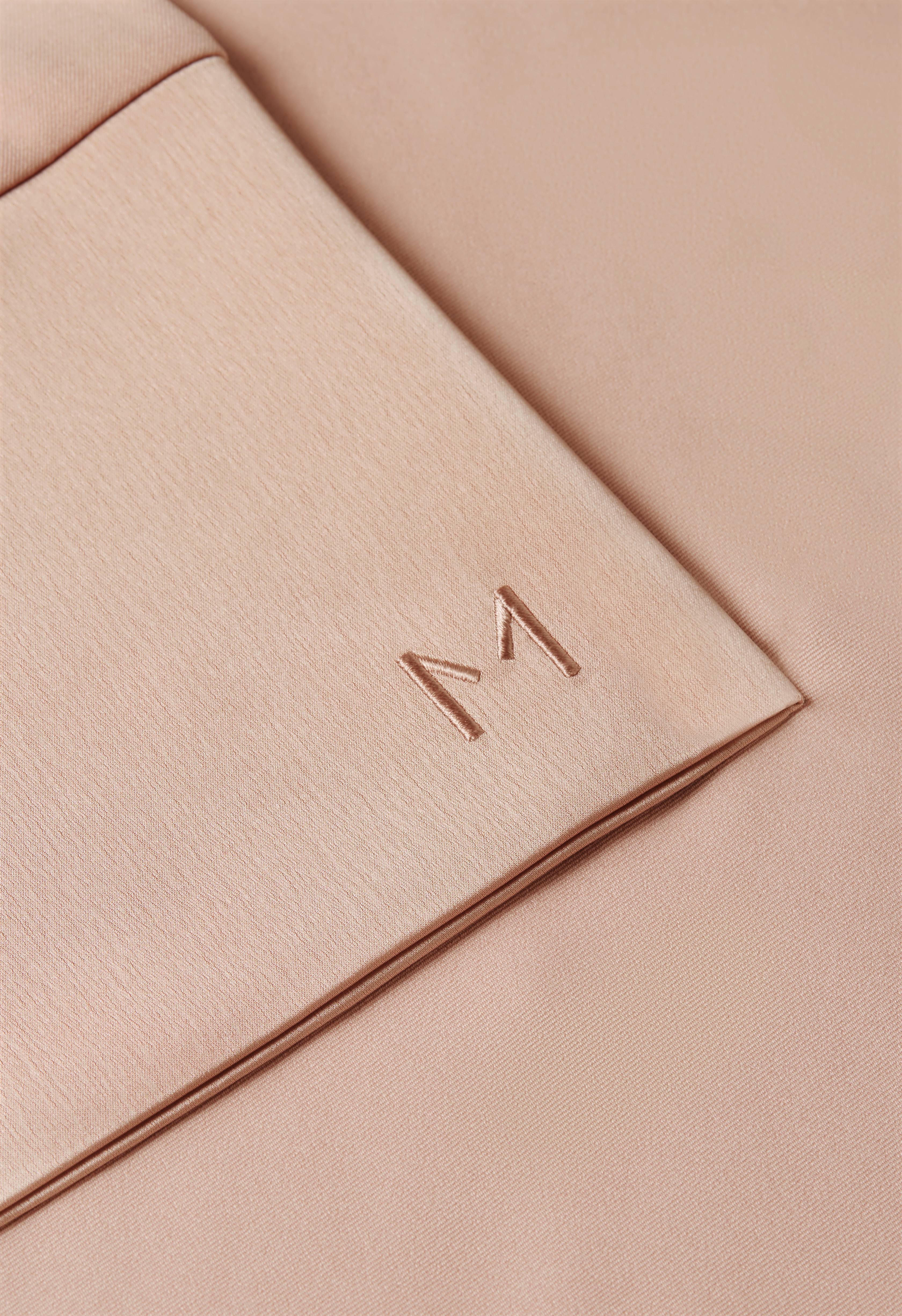 Satin Trim Blouse | Dark Rose