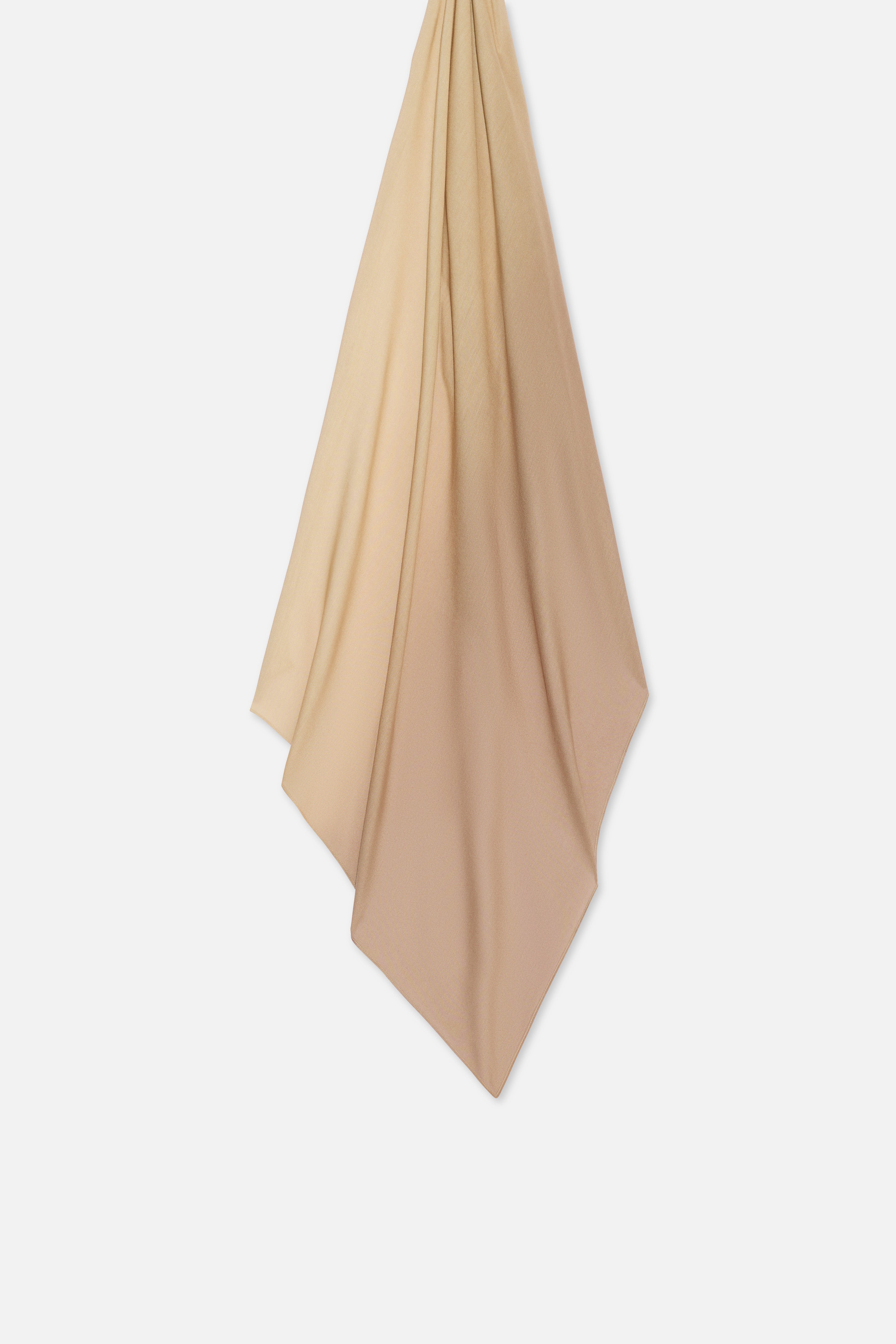 Weightless Woven Scarf | Wood Gradient
