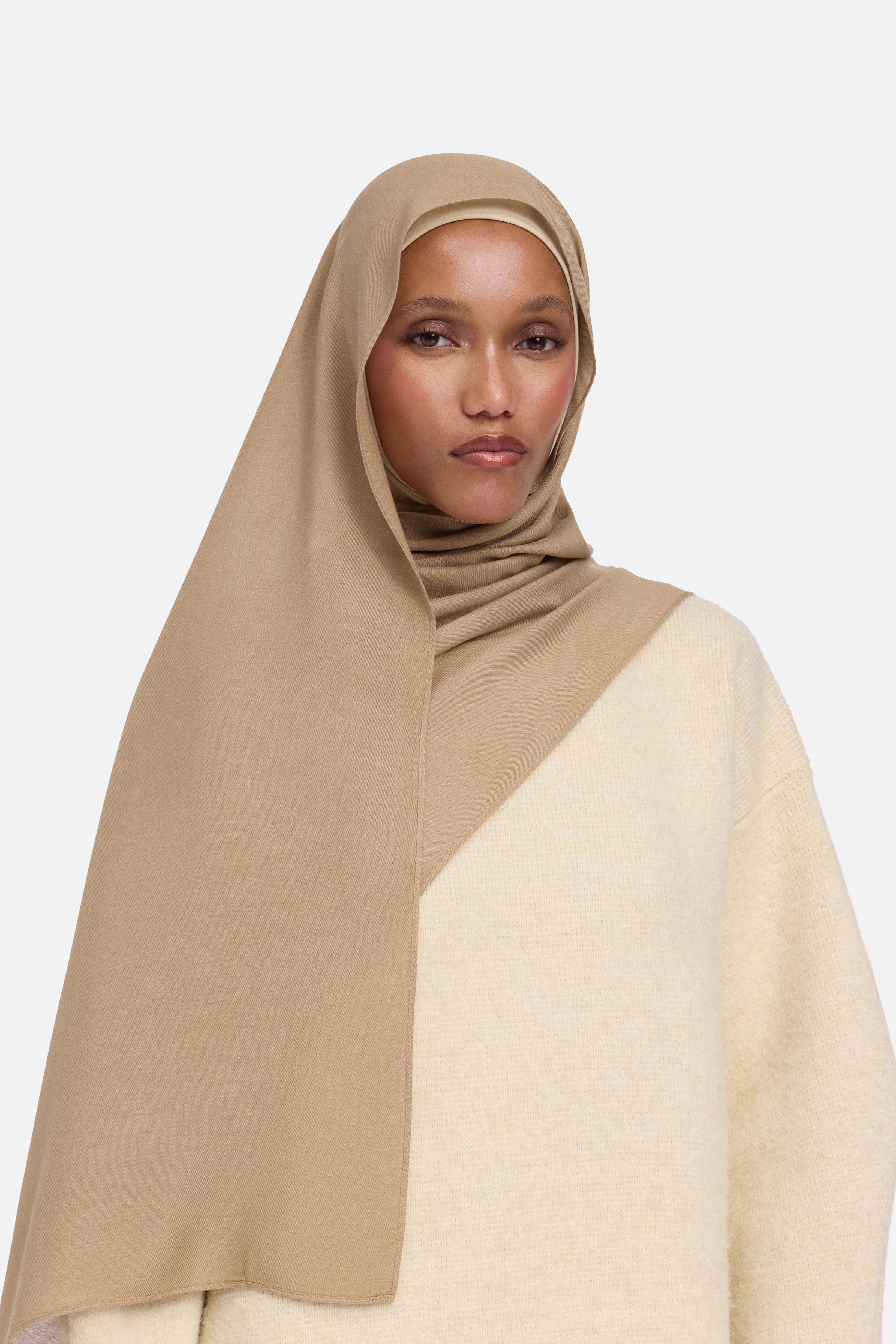 Weightless Woven Scarf | Wood Brown