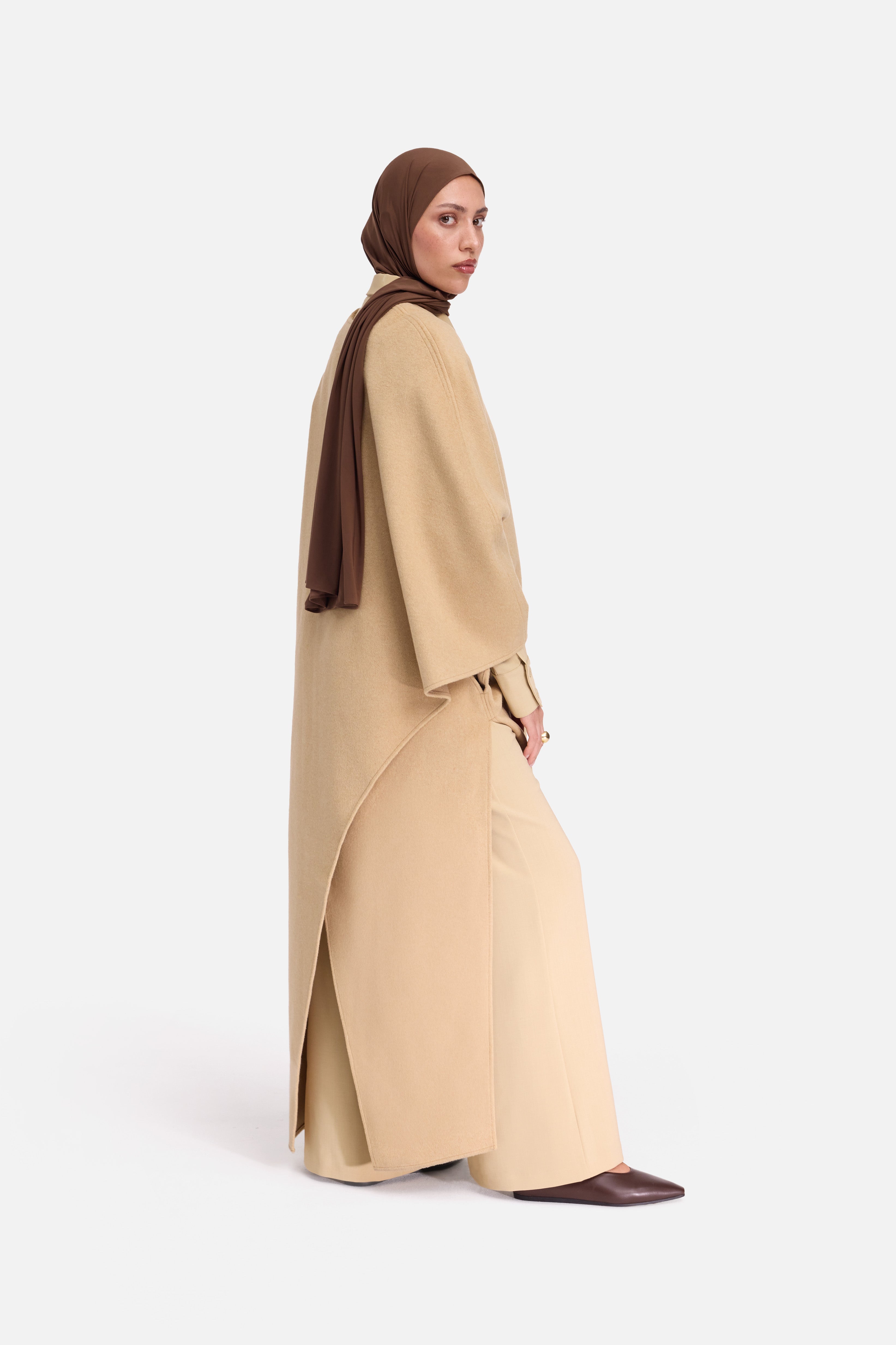 Wool Blend Dress | Desert Clay