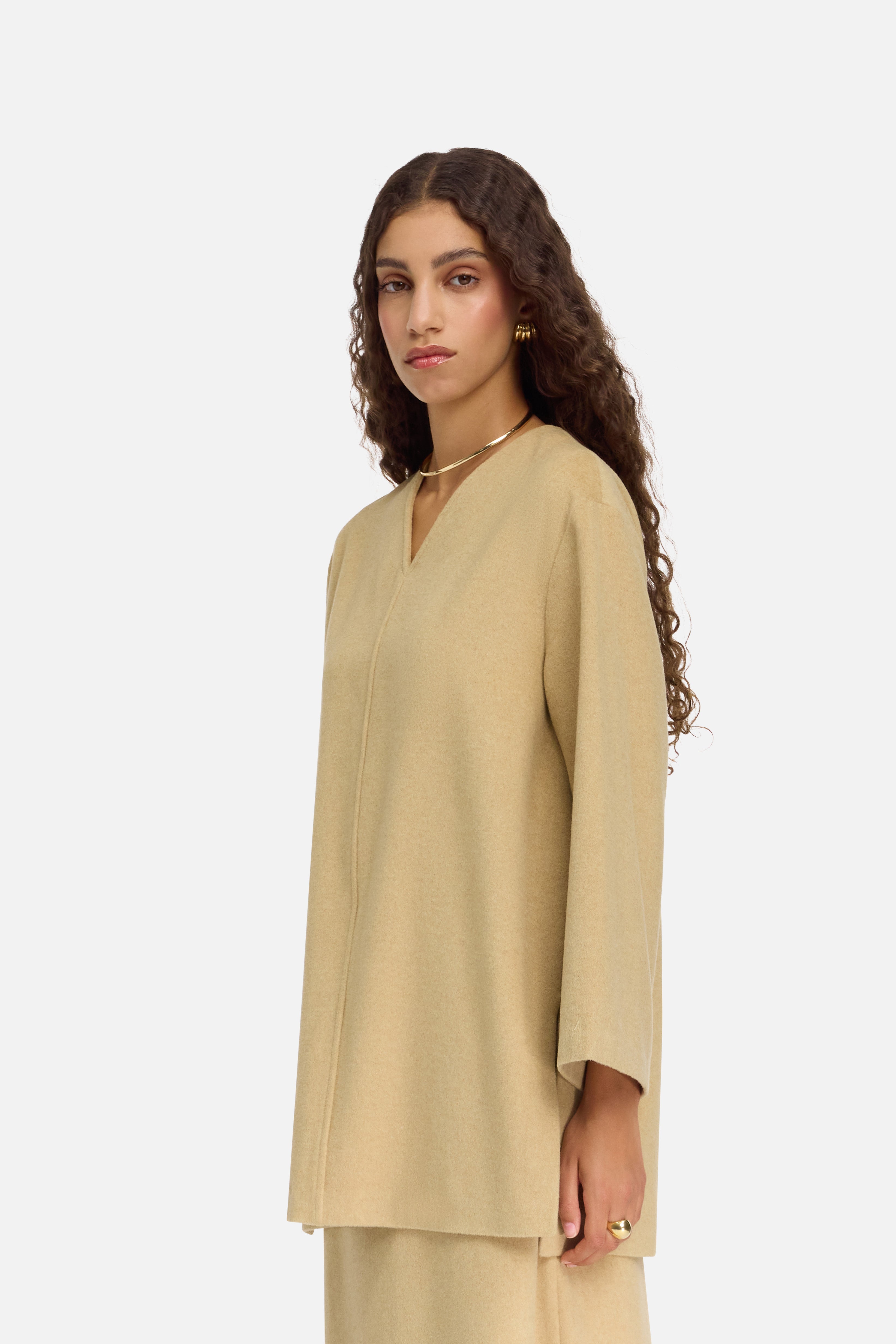 Wool Blend Sweater | Desert Clay