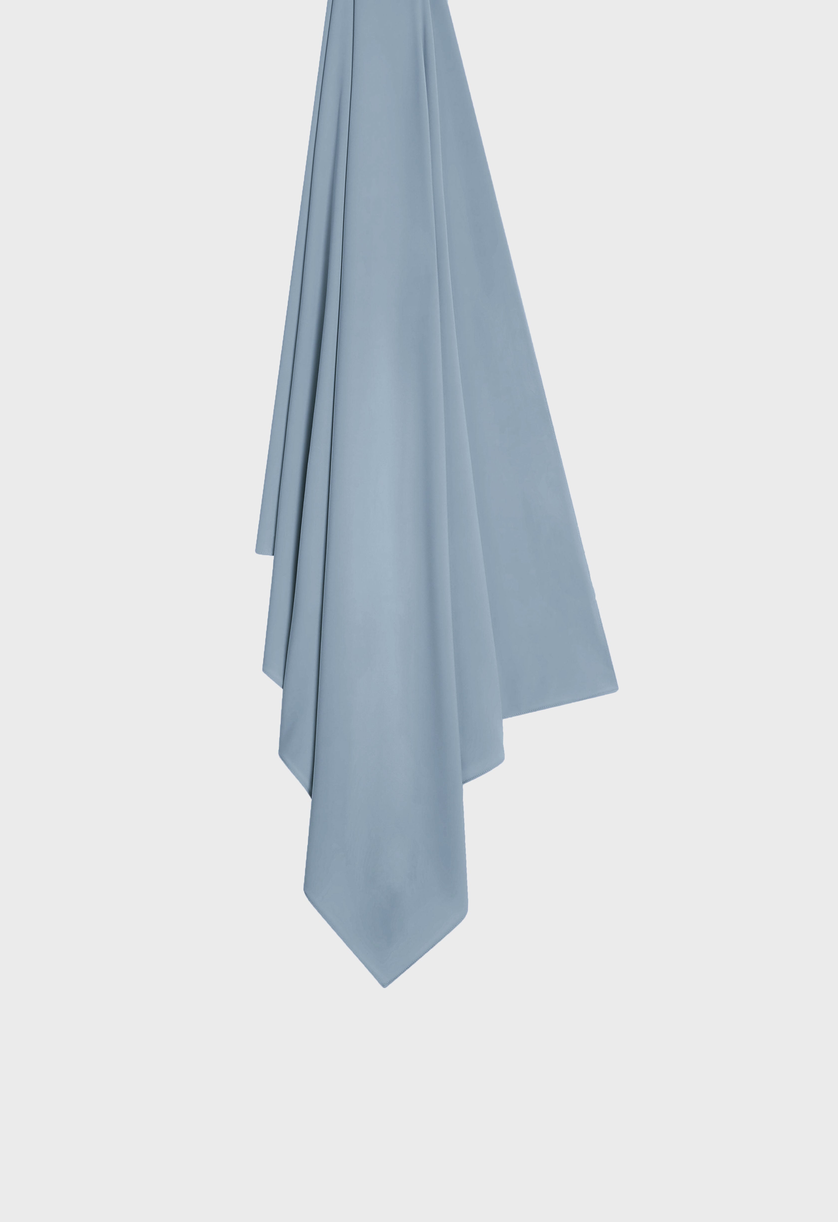 Premium Jersey Scarf | Silver Blue